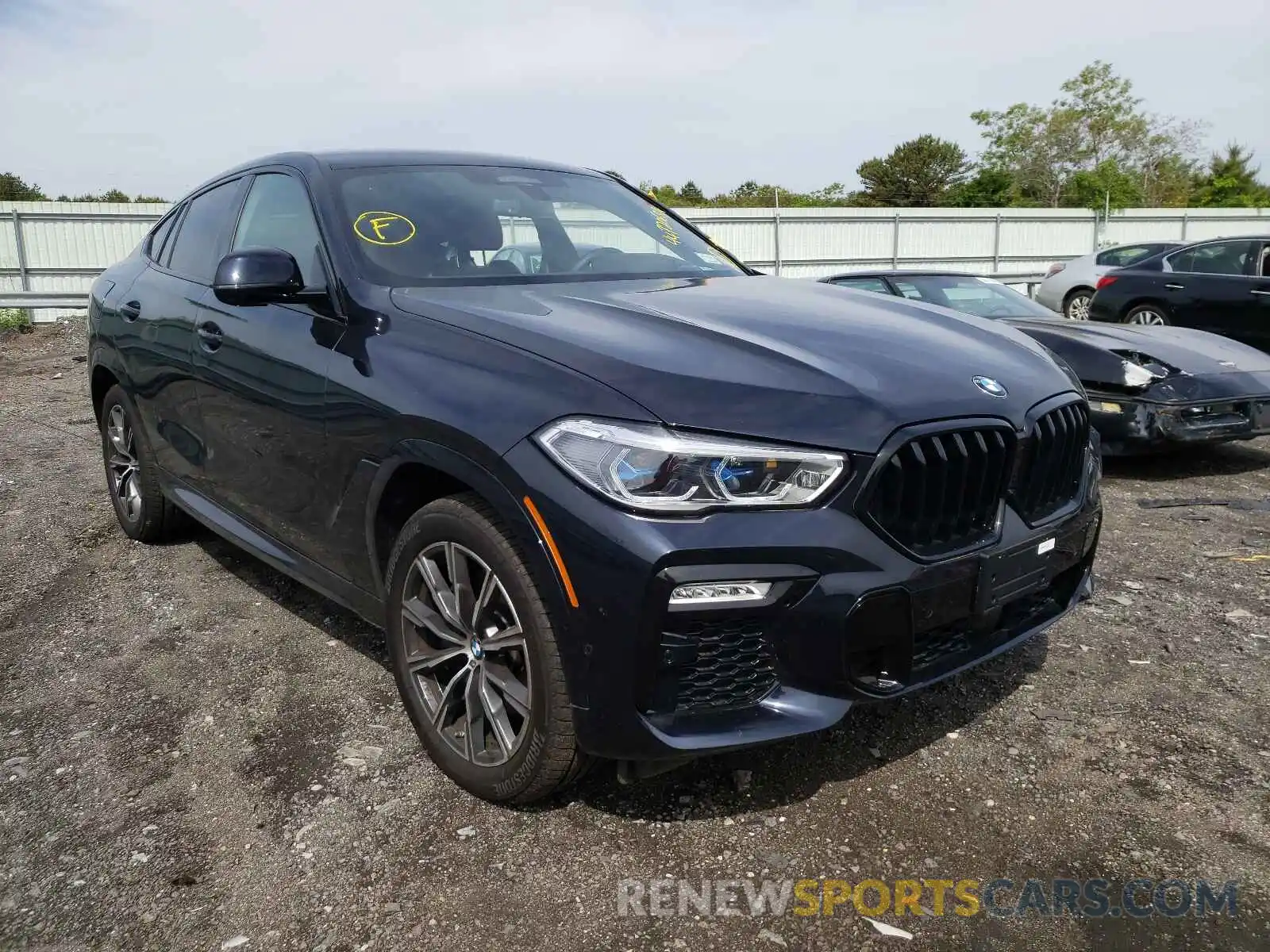 1 Photograph of a damaged car 5UXCY6C05M9F89327 BMW X6 2021