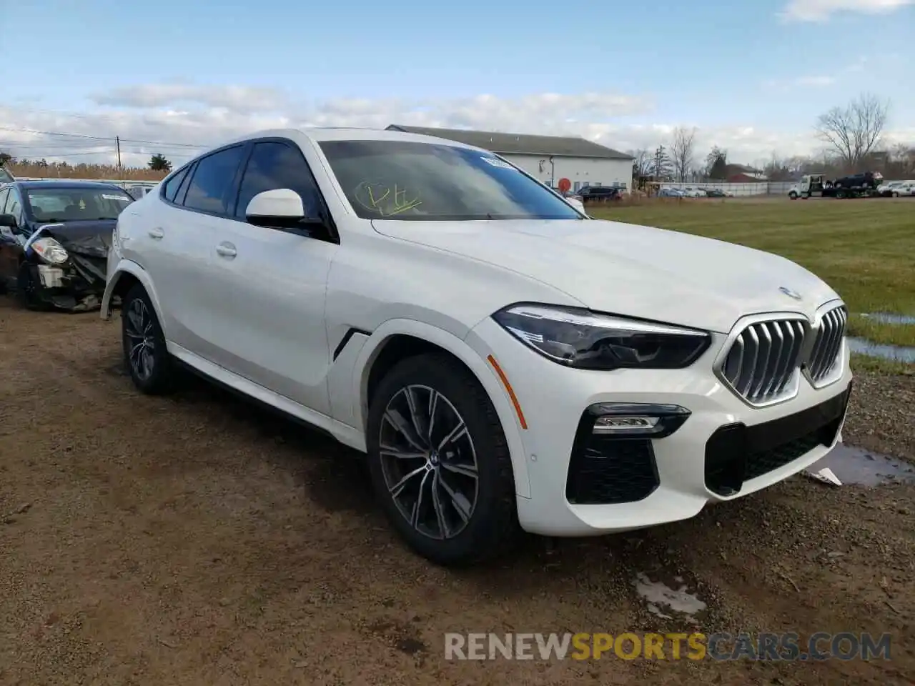 1 Photograph of a damaged car 5UXCY6C06M9E72016 BMW X6 2021