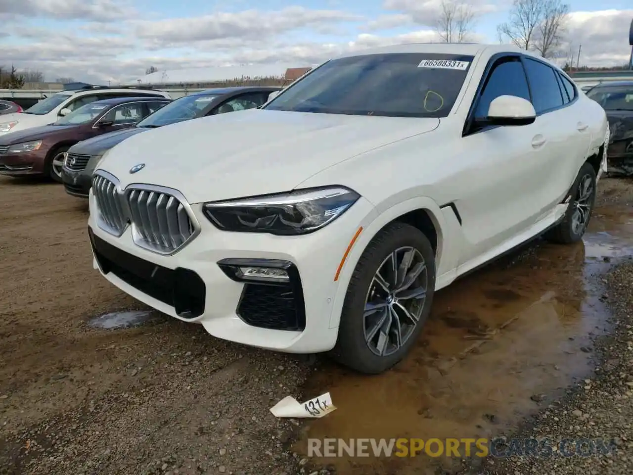 2 Photograph of a damaged car 5UXCY6C06M9E72016 BMW X6 2021