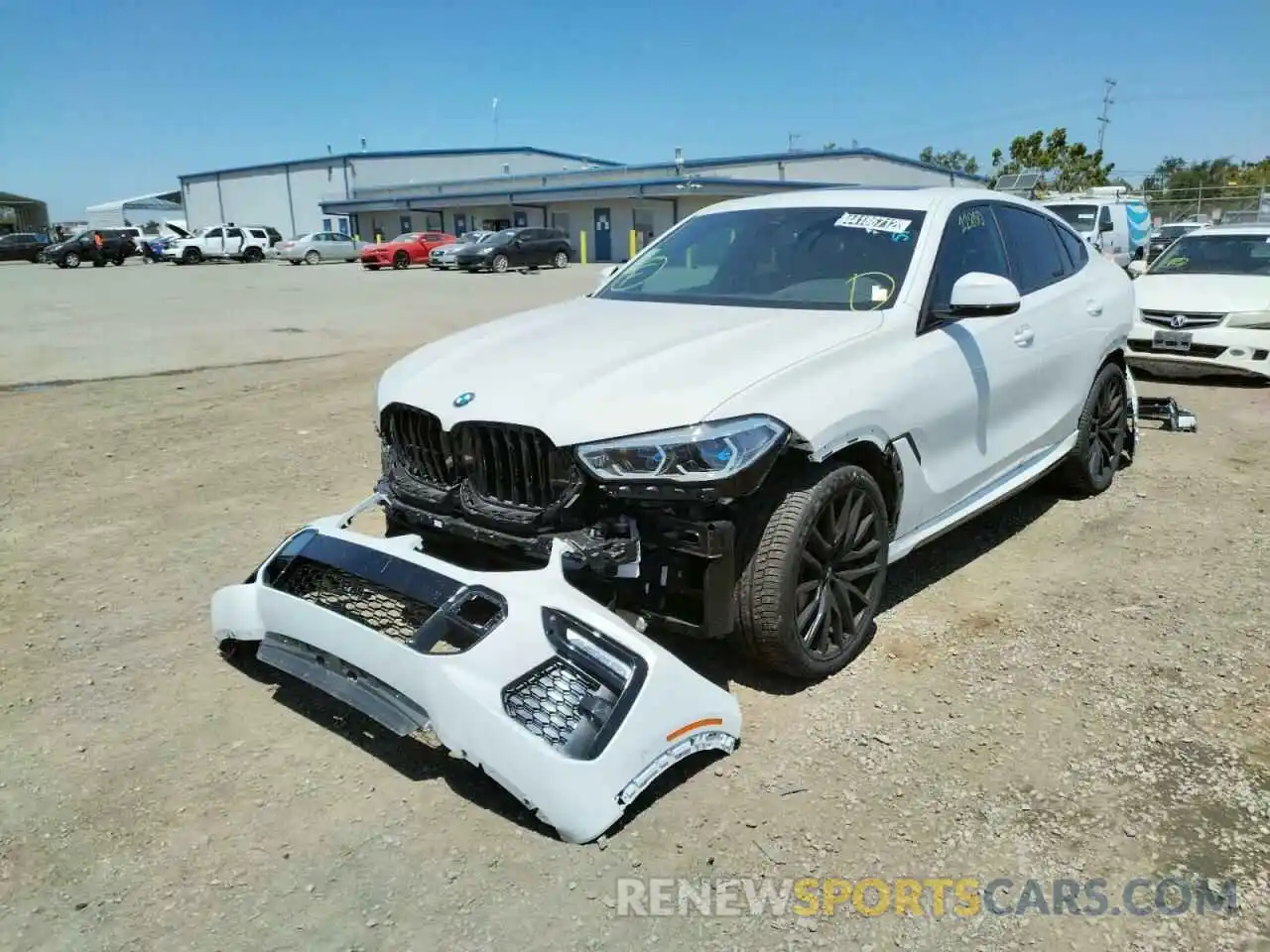 2 Photograph of a damaged car 5UXCY6C09M9F23931 BMW X6 2021