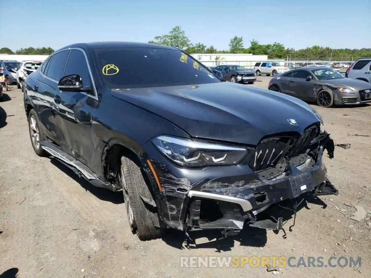 1 Photograph of a damaged car 5UXCY6C0XM9H21806 BMW X6 2021