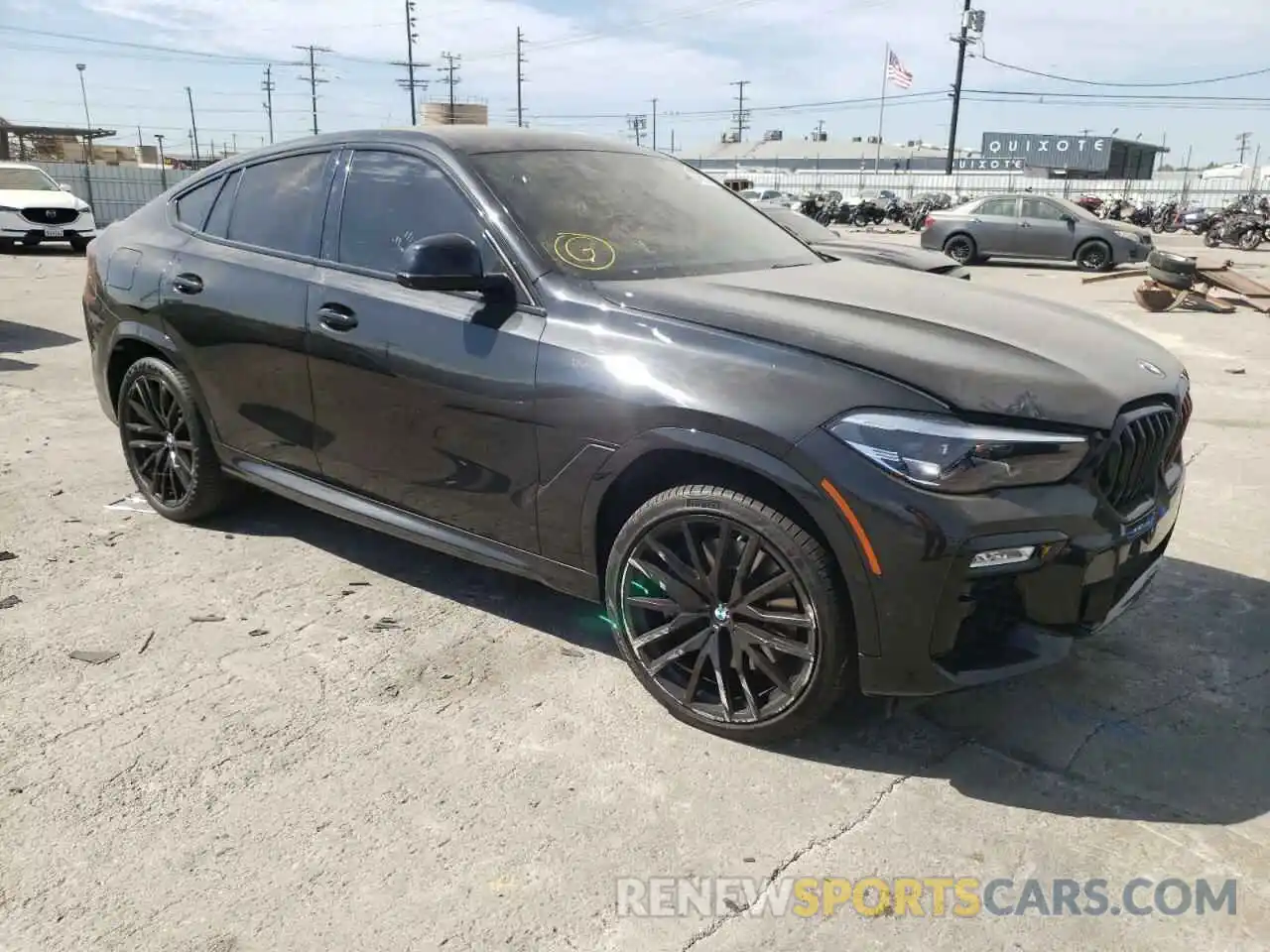 1 Photograph of a damaged car 5UXCY8C01M9E17713 BMW X6 2021