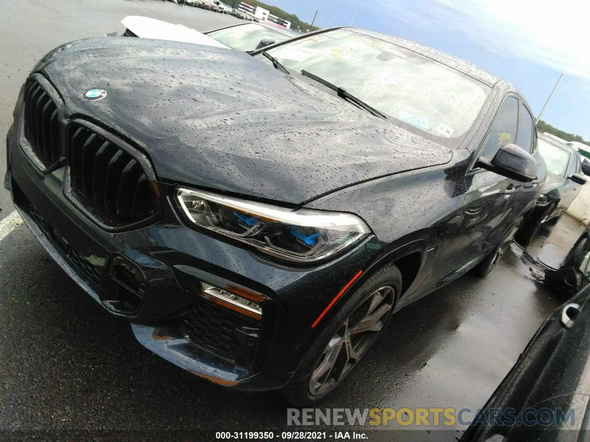 2 Photograph of a damaged car 5UXCY8C01M9H32902 BMW X6 2021