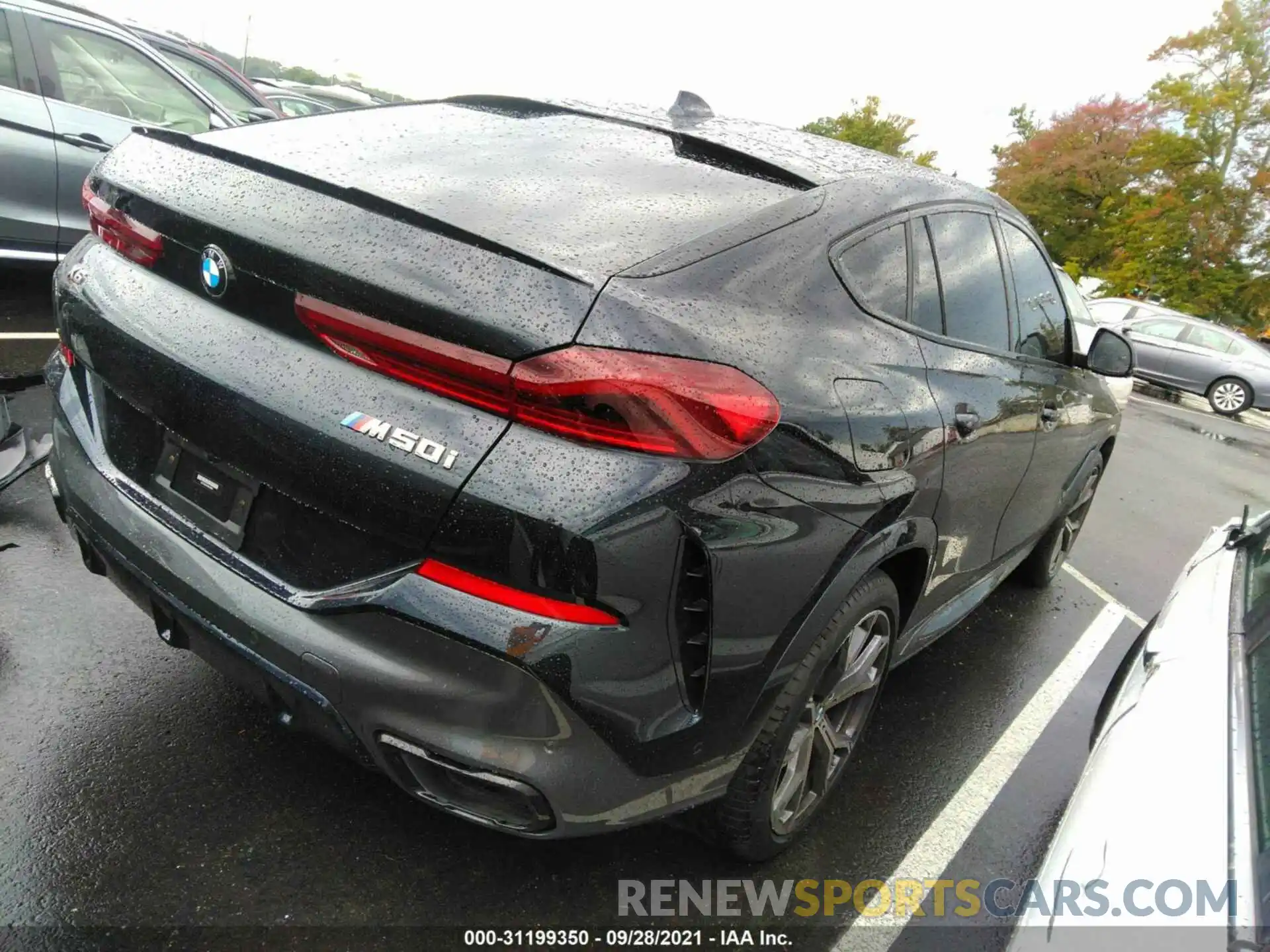 4 Photograph of a damaged car 5UXCY8C01M9H32902 BMW X6 2021