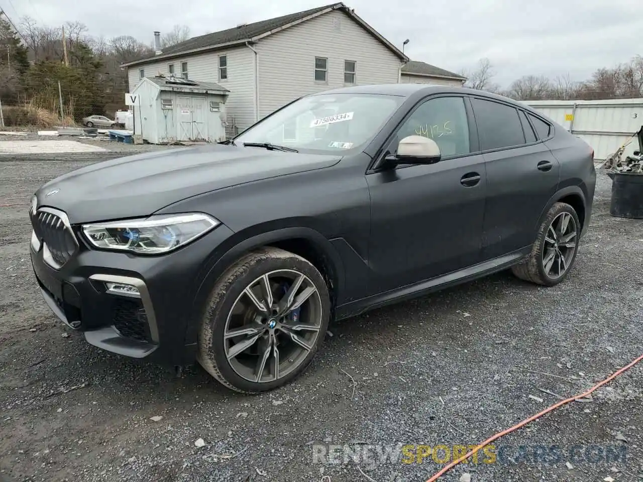 1 Photograph of a damaged car 5UXCY8C09M9E75214 BMW X6 2021