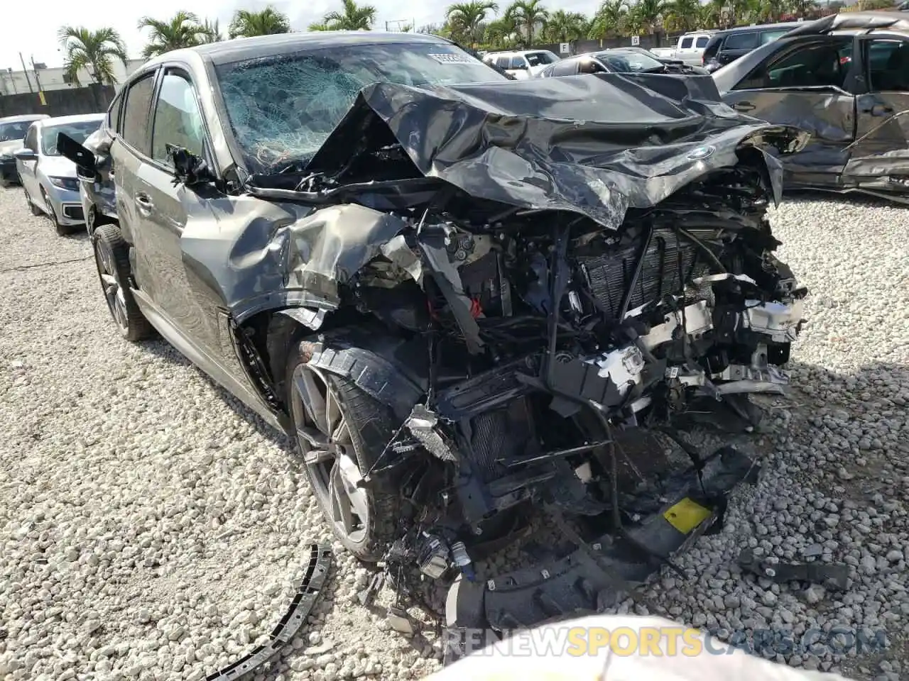 1 Photograph of a damaged car 5UXCY8C09M9F89861 BMW X6 2021