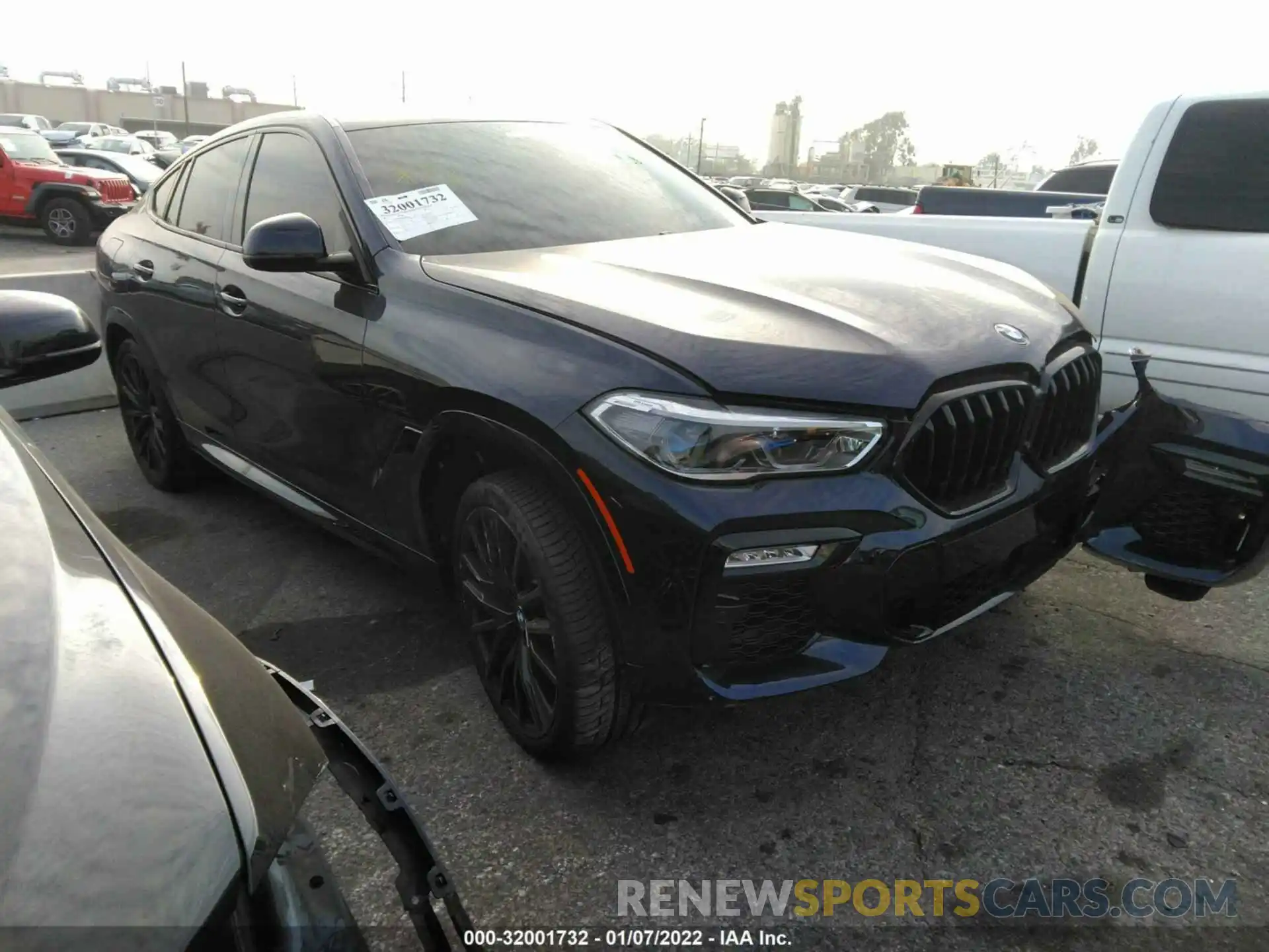 1 Photograph of a damaged car 5UXCY8C09M9H32209 BMW X6 2021