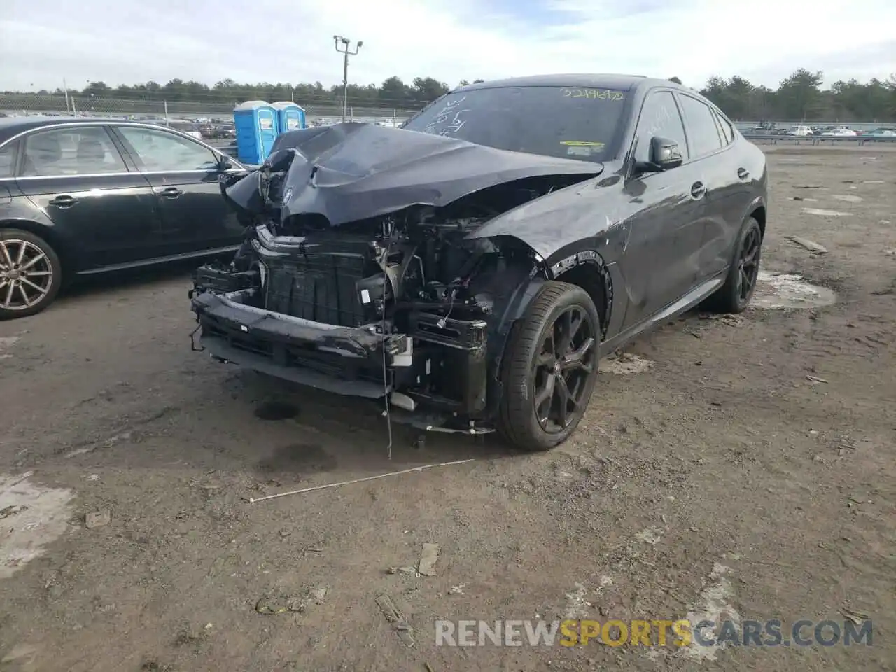 2 Photograph of a damaged car 5UXCY8C0XM9G11446 BMW X6 2021