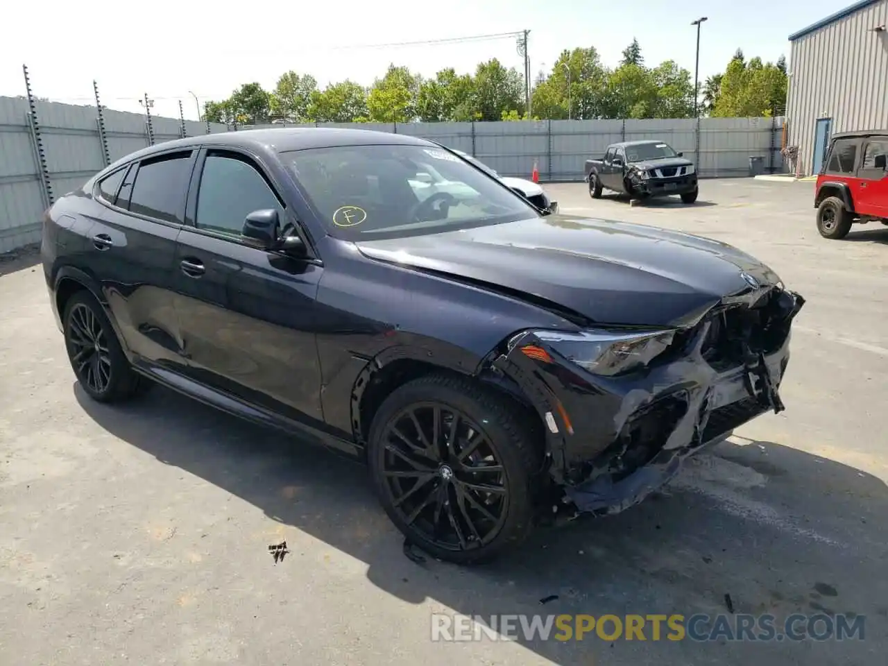 1 Photograph of a damaged car 5UXCY6C00N9L56261 BMW X6 2022