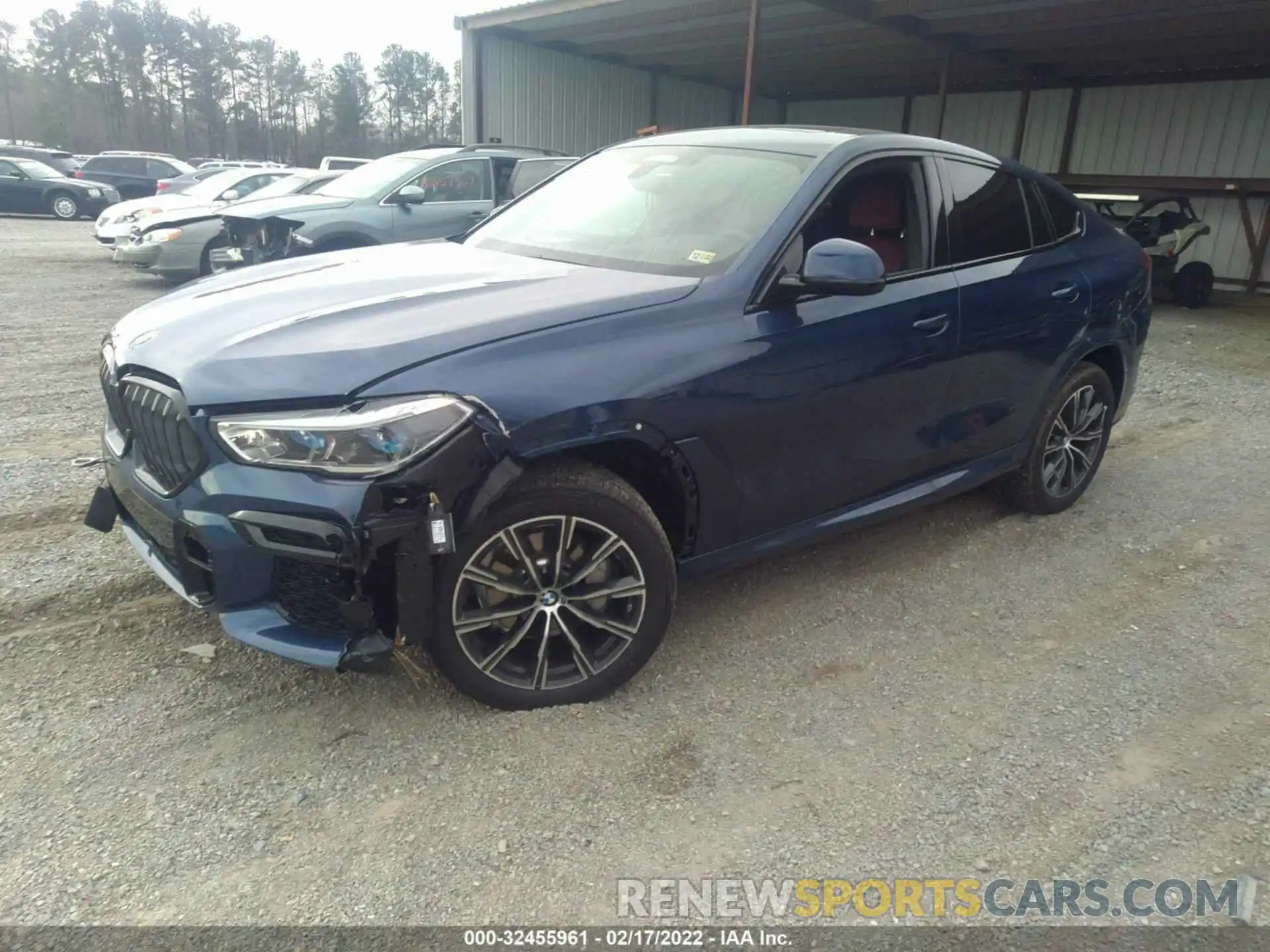 2 Photograph of a damaged car 5UXCY6C03N9K57756 BMW X6 2022