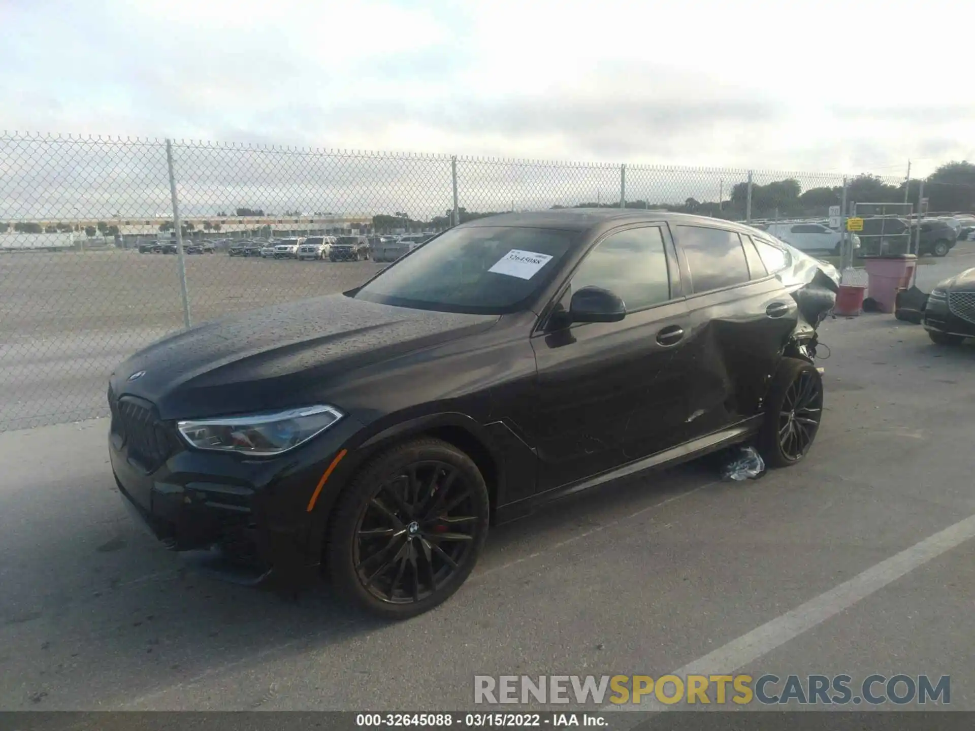 2 Photograph of a damaged car 5UXCY6C04N9K74940 BMW X6 2022