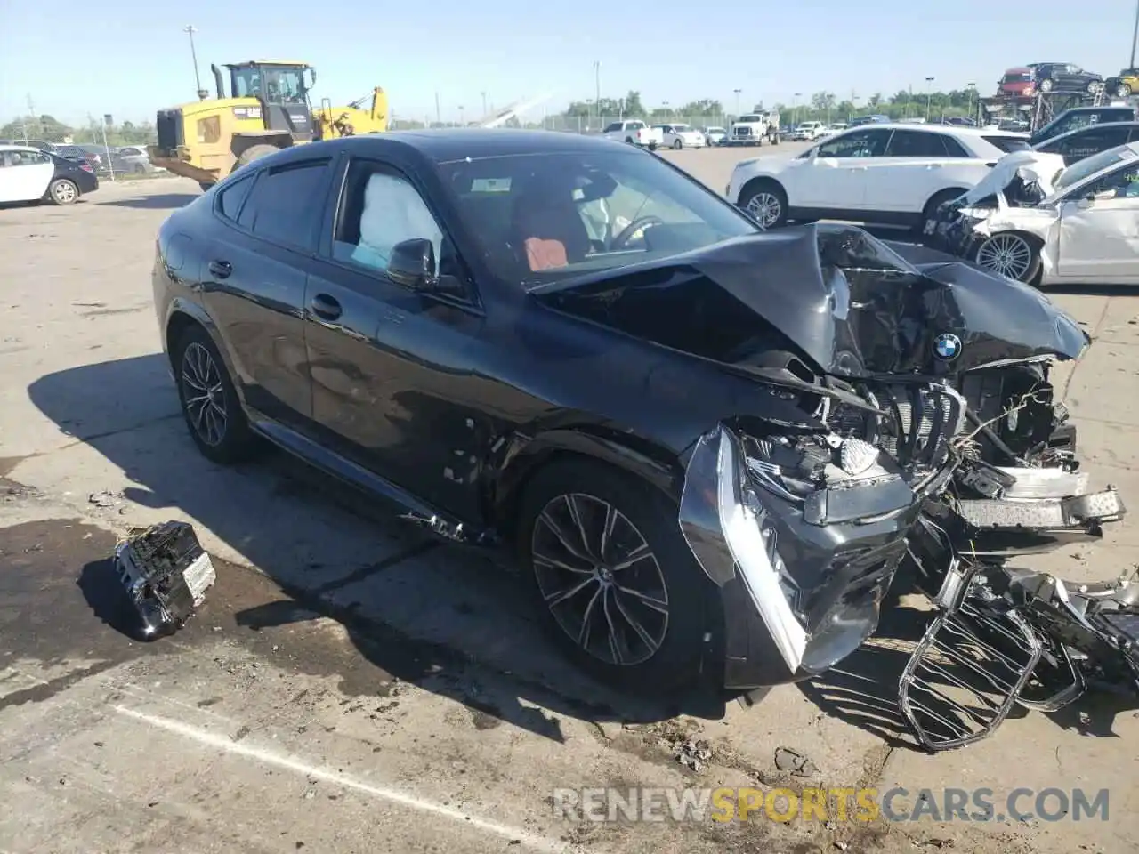 1 Photograph of a damaged car 5UXCY6C05N9M60969 BMW X6 2022