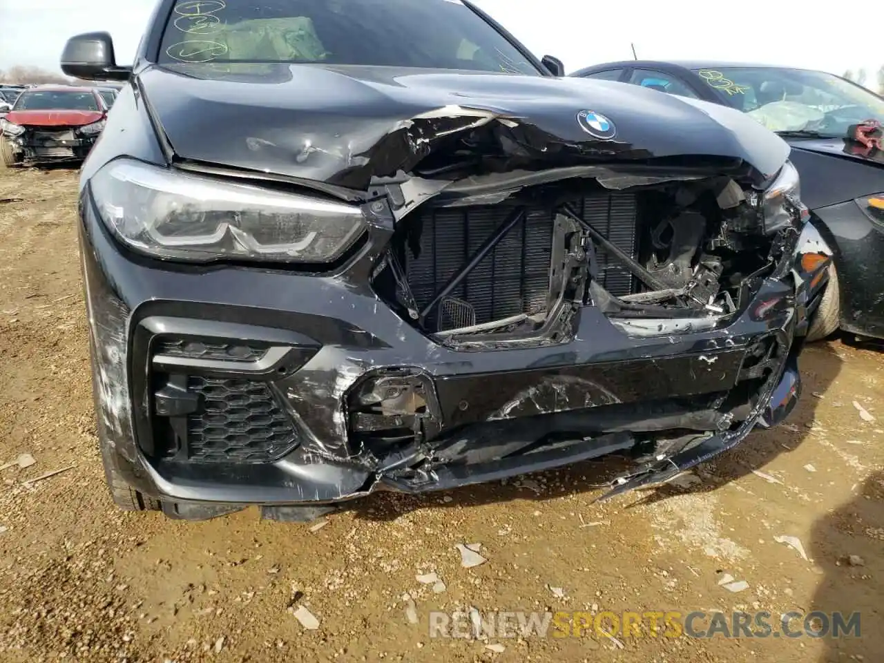 9 Photograph of a damaged car 5UXCY6C07N9K10441 BMW X6 2022