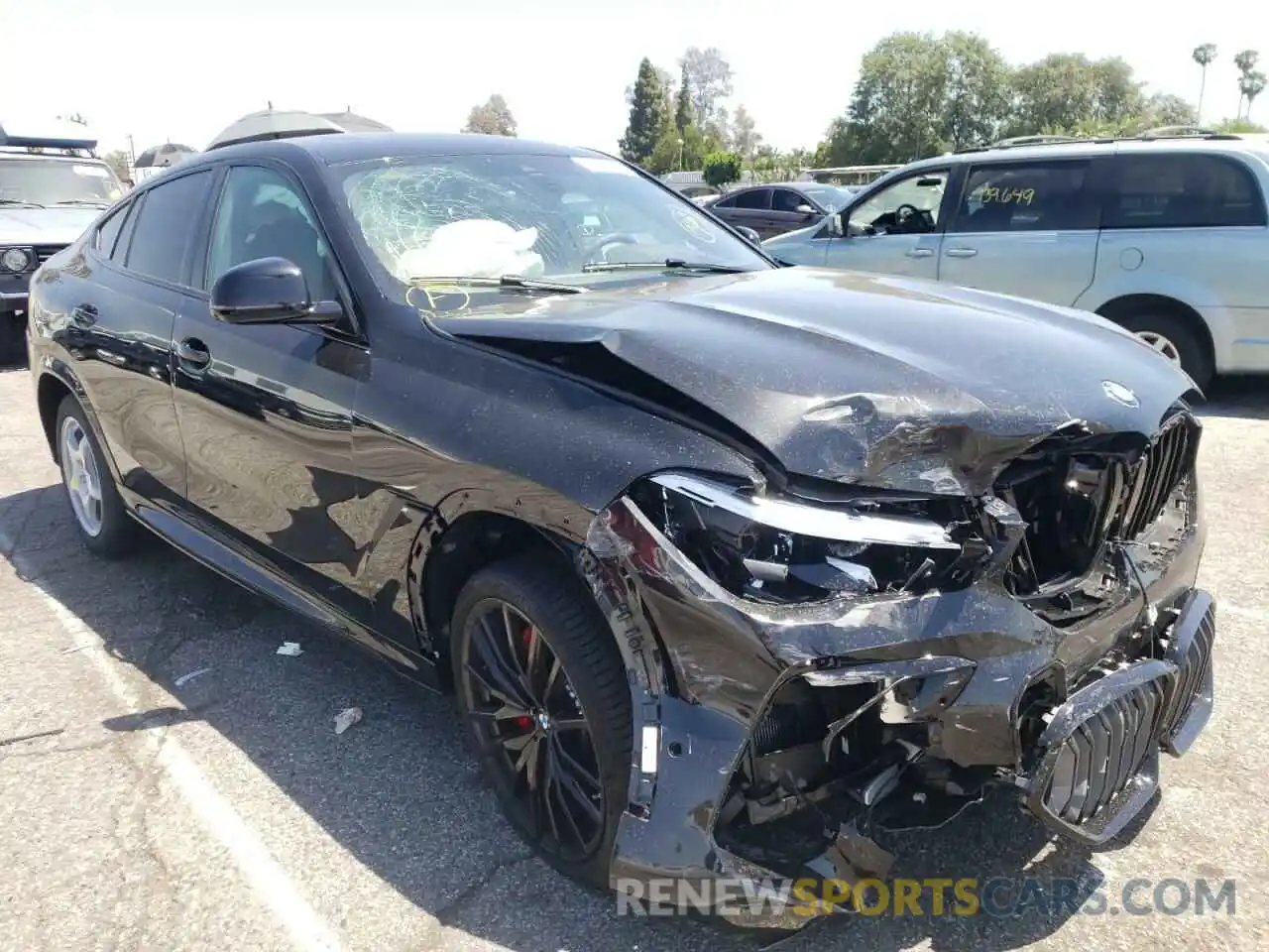 1 Photograph of a damaged car 5UXCY6C07N9M05858 BMW X6 2022