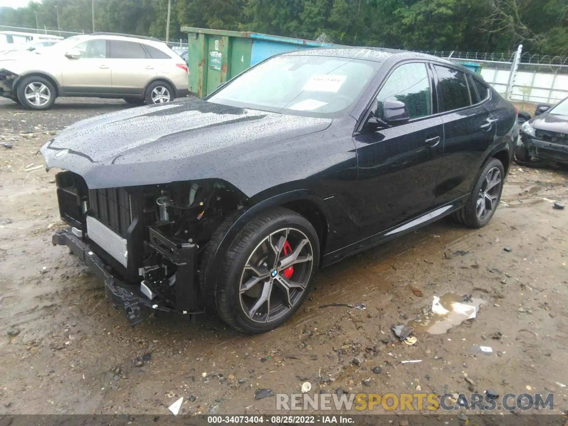 2 Photograph of a damaged car 5UXCY6C08N9L30510 BMW X6 2022