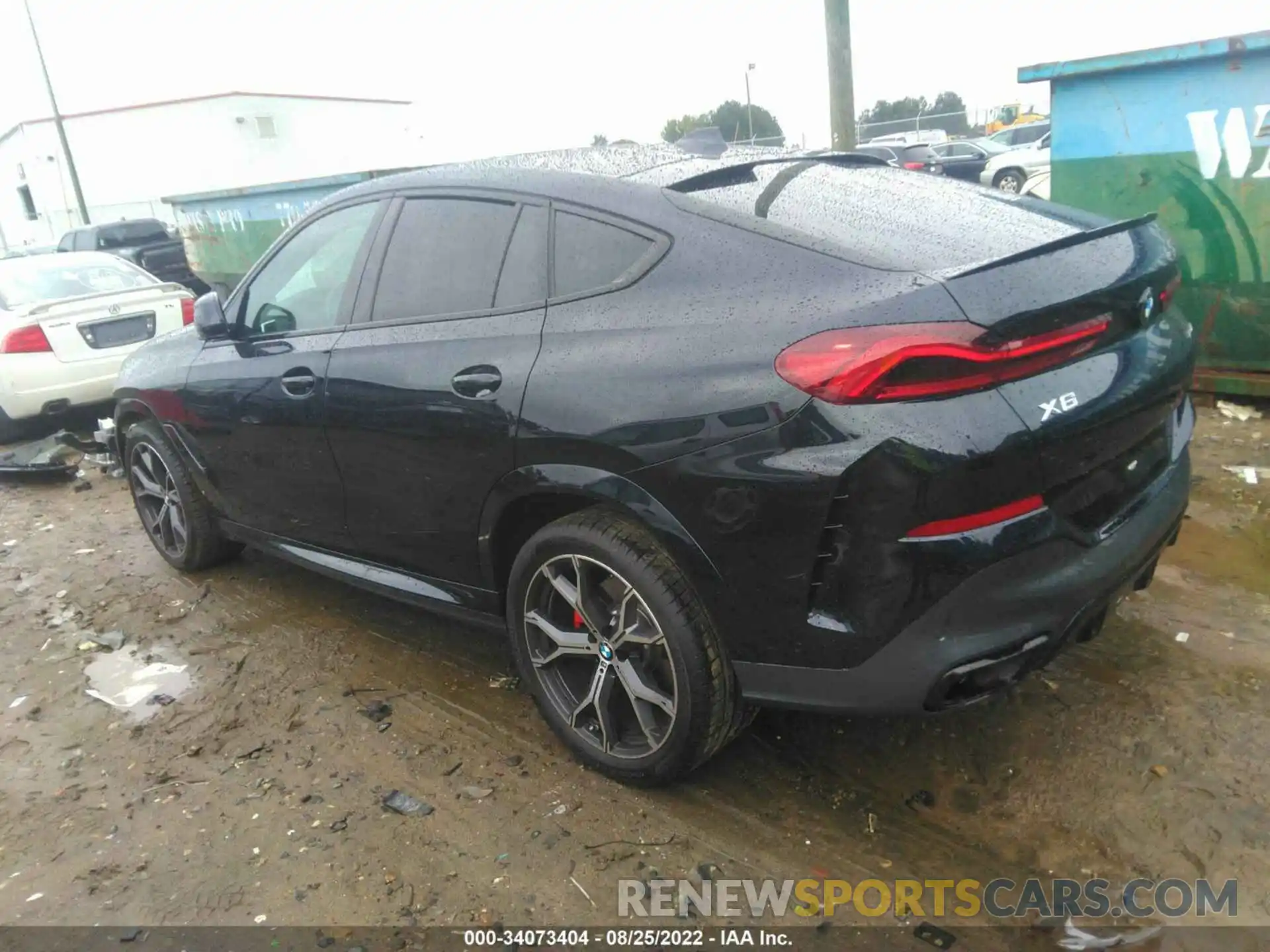 3 Photograph of a damaged car 5UXCY6C08N9L30510 BMW X6 2022