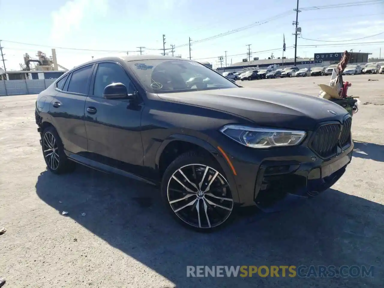 1 Photograph of a damaged car 5UXCY6C09N9K24423 BMW X6 2022