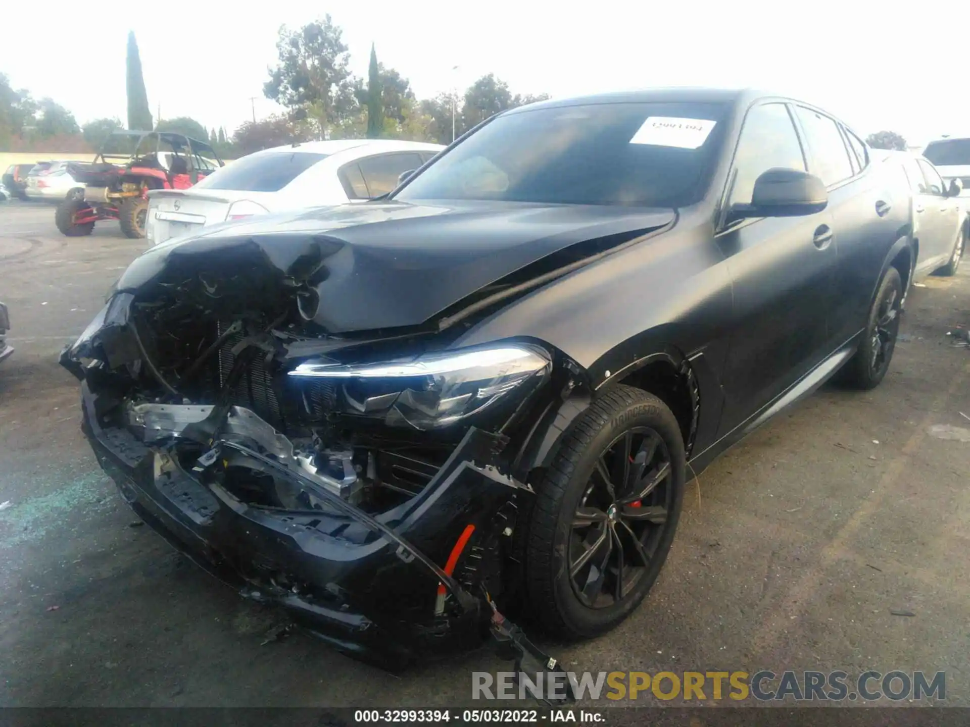 2 Photograph of a damaged car 5UXCY6C09N9K38760 BMW X6 2022