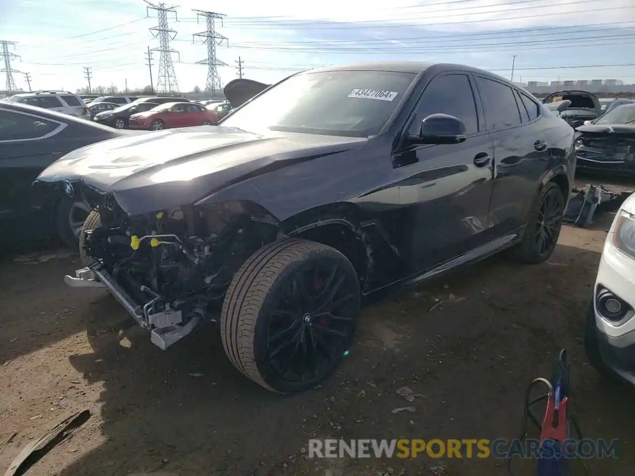 1 Photograph of a damaged car 5UXCY8C03N9K30665 BMW X6 2022