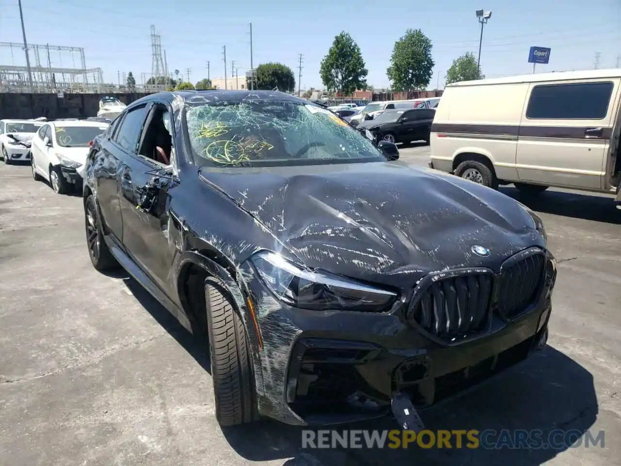 9 Photograph of a damaged car 5UXCY8C06N9J37753 BMW X6 2022