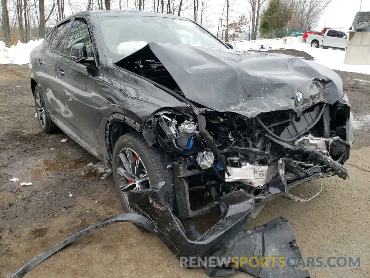 1 Photograph of a damaged car 5UXCY8C09N9J39285 BMW X6 2022