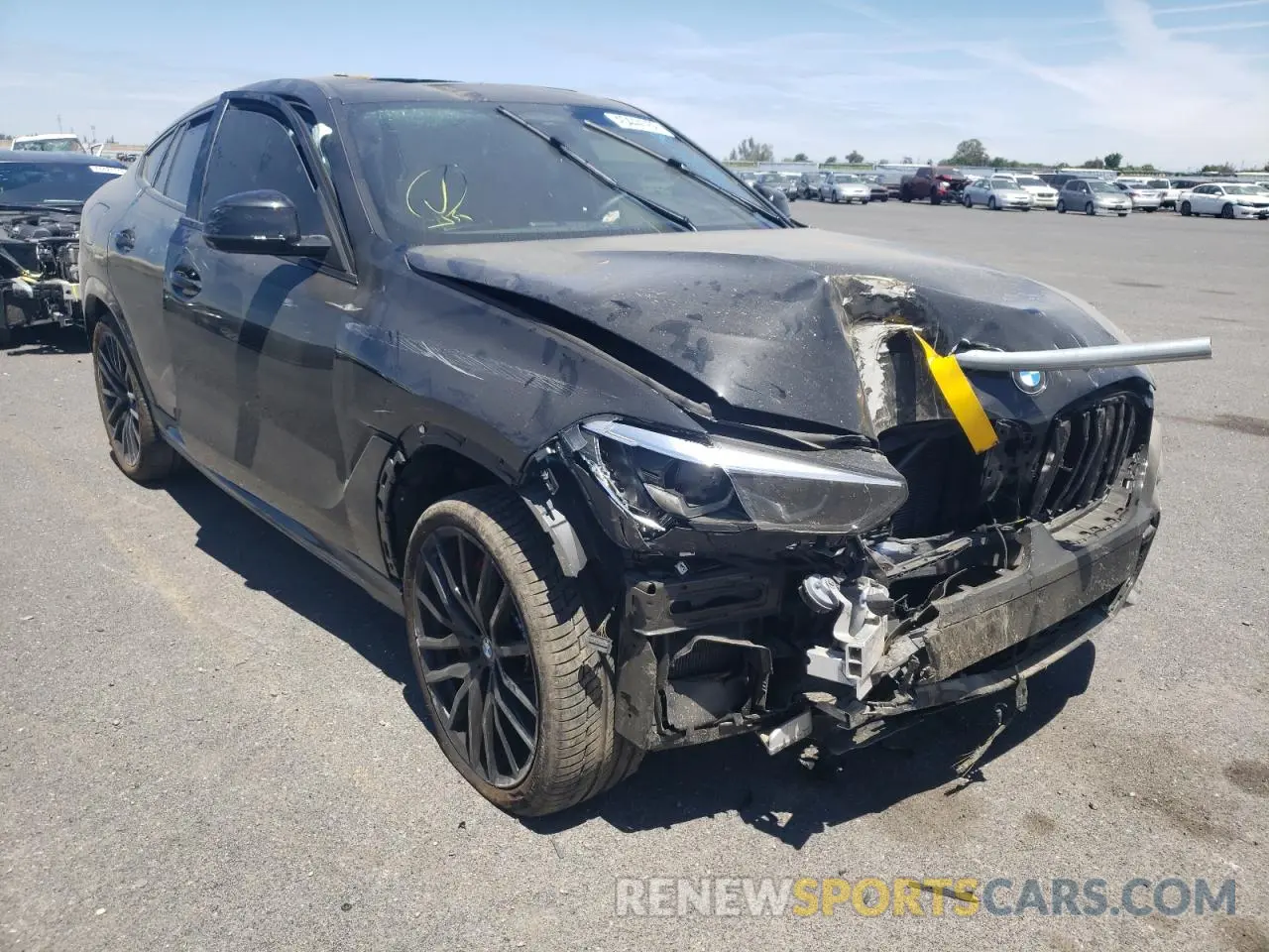 1 Photograph of a damaged car 5UXCY8C09N9K88134 BMW X6 2022