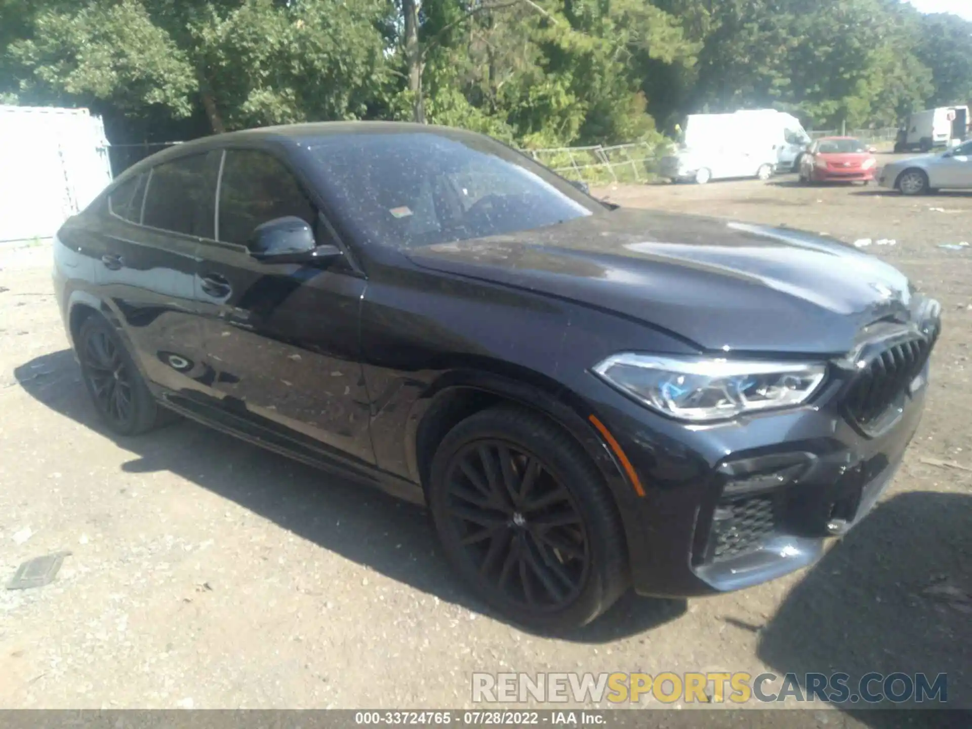 1 Photograph of a damaged car 5UXCY8C0XN9K86926 BMW X6 2022