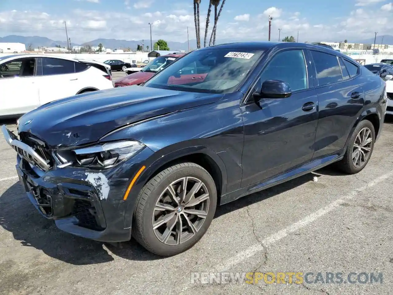 1 Photograph of a damaged car 5UXCY6C00P9P15109 BMW X6 2023