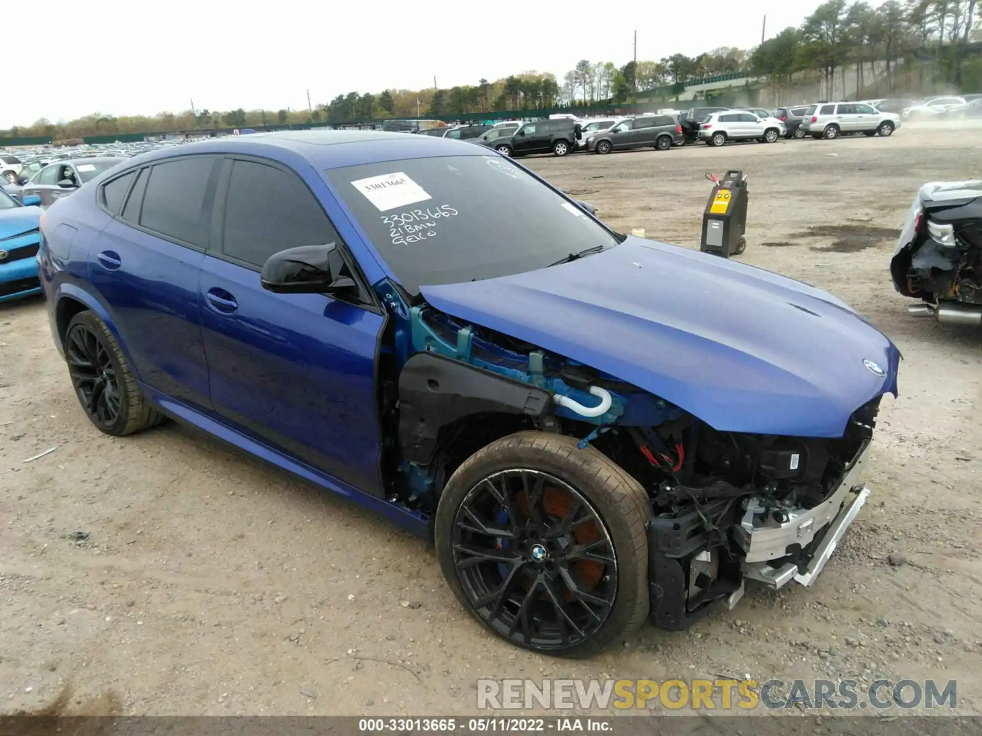 1 Photograph of a damaged car 5YMCY0C04M9E88964 BMW X6 M 2021