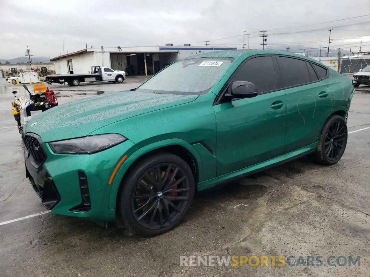 1 Photograph of a damaged car 5UX43EX09R9T05323 BMW X6 M60I 2024