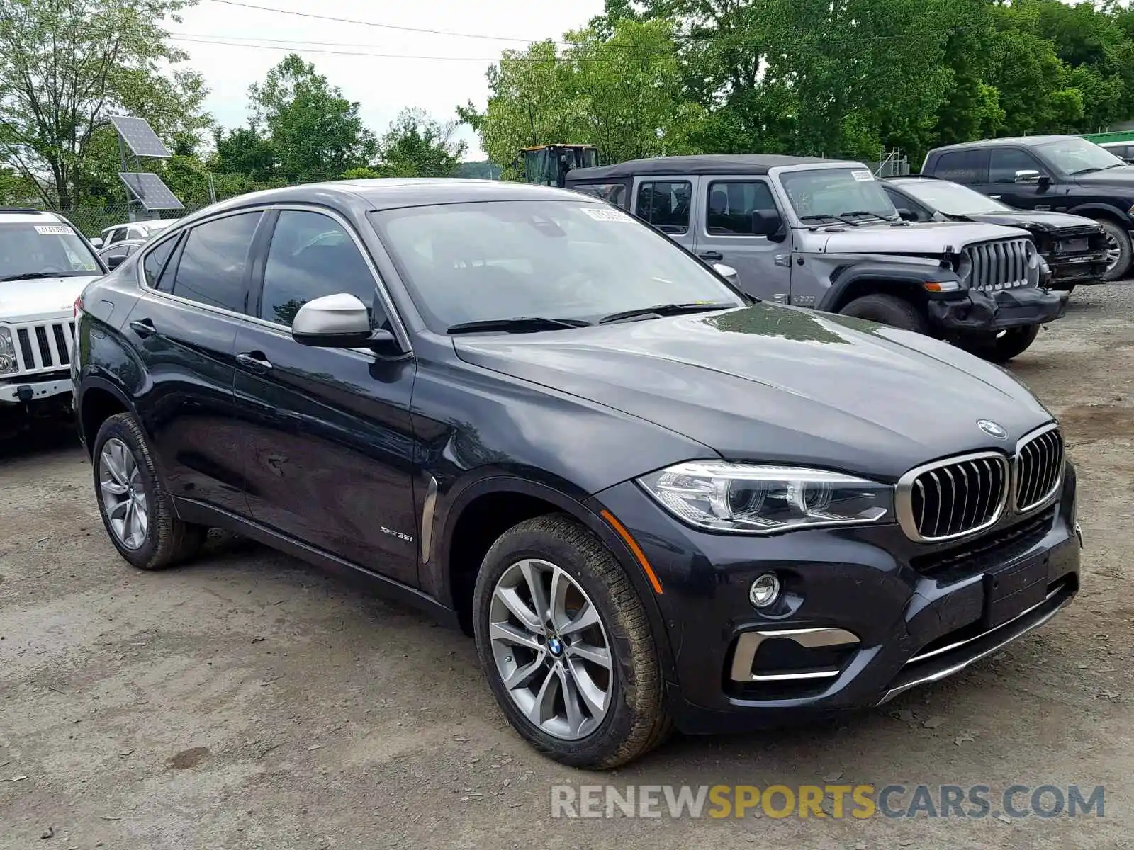 1 Photograph of a damaged car 5UXKU2C59K0Z63173 BMW X6 XDRIVE3 2019