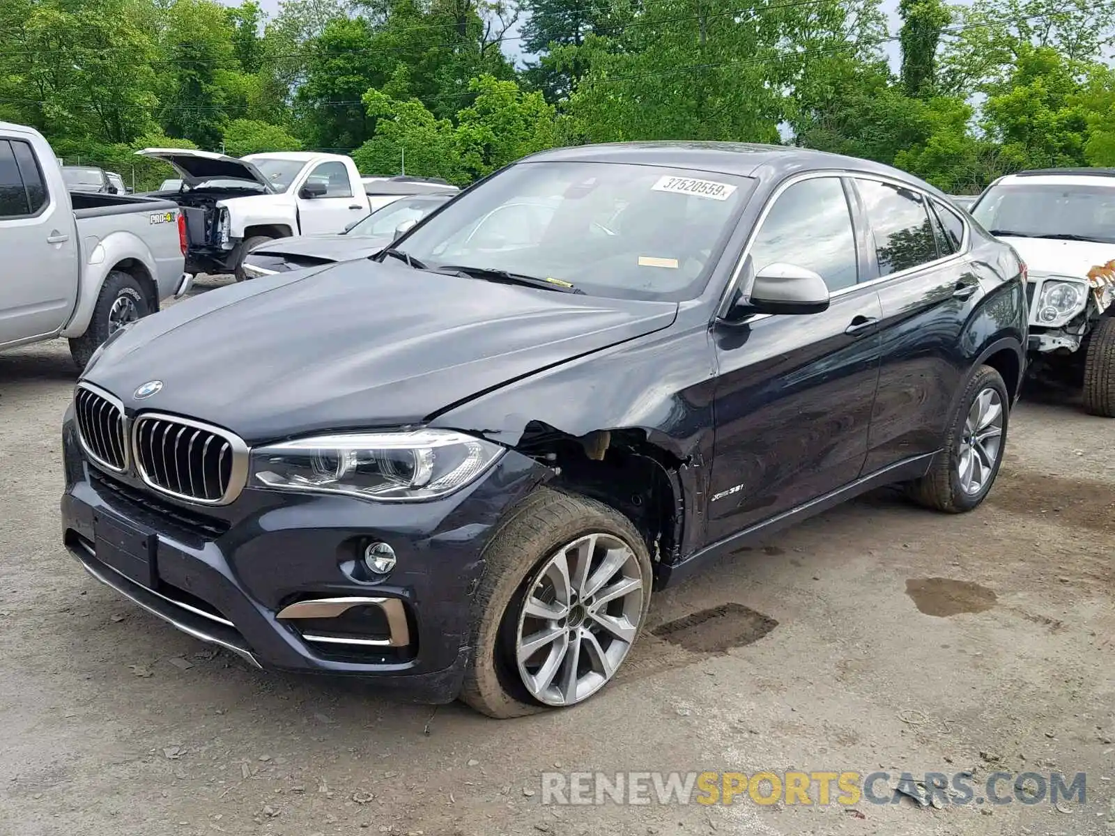 2 Photograph of a damaged car 5UXKU2C59K0Z63173 BMW X6 XDRIVE3 2019