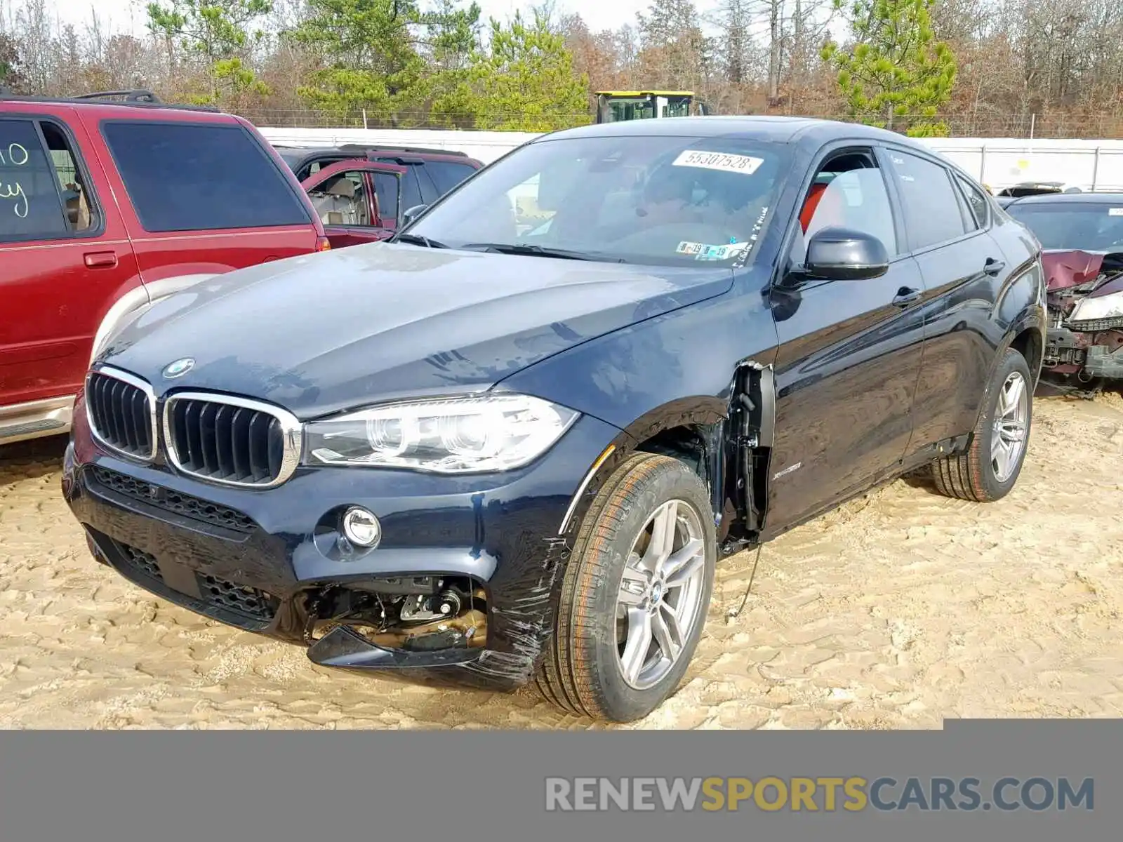 2 Photograph of a damaged car 5UXKU2C59K0Z63299 BMW X6 XDRIVE3 2019