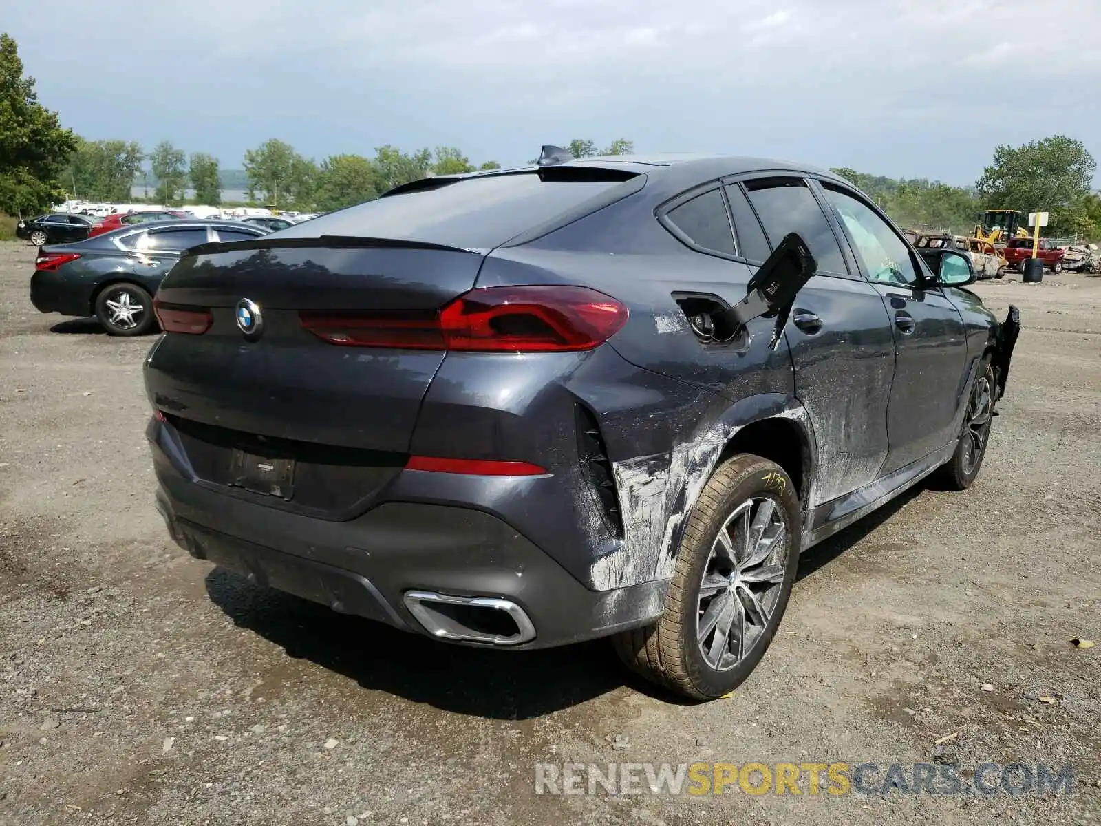 4 Фотография поврежденного автомобиля 5UXCY6C04L9C29531 BMW X6 XDRIVE4 2020