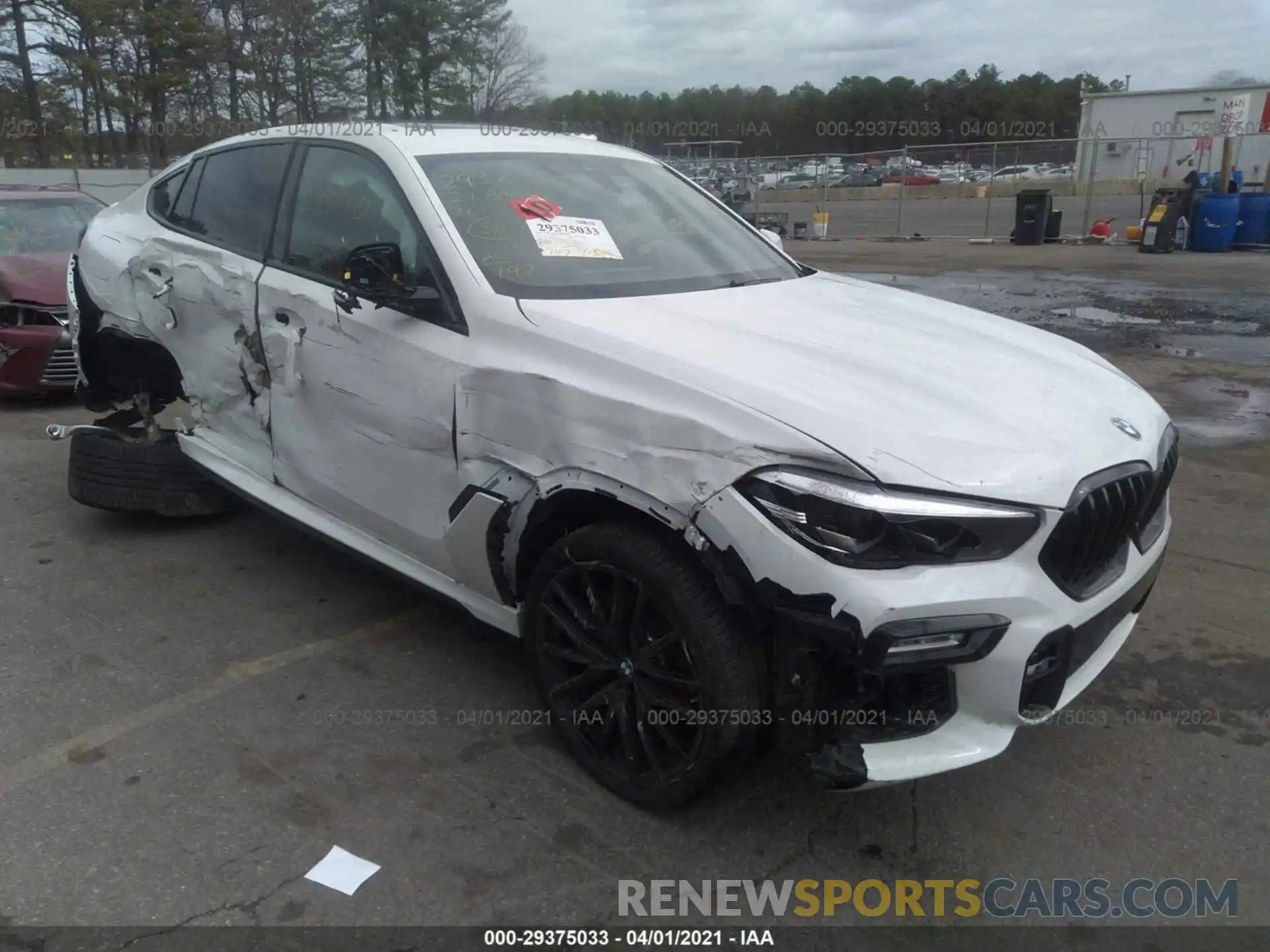 1 Photograph of a damaged car 5UXCY6C04M9E34798 BMW X6 XDRIVE40I SPORTS 2021