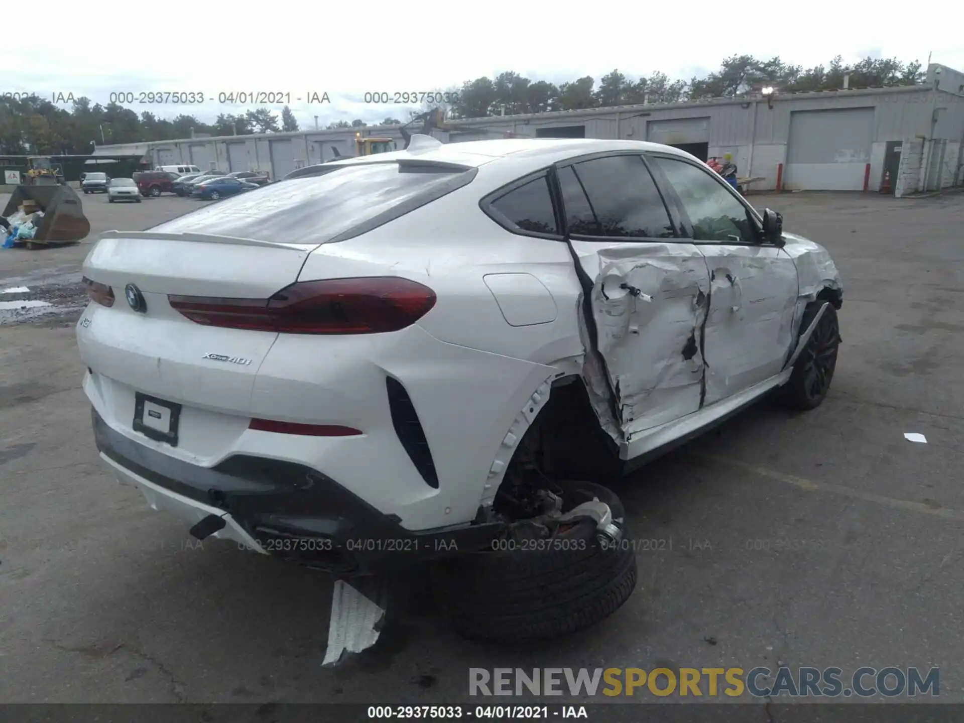 4 Photograph of a damaged car 5UXCY6C04M9E34798 BMW X6 XDRIVE40I SPORTS 2021