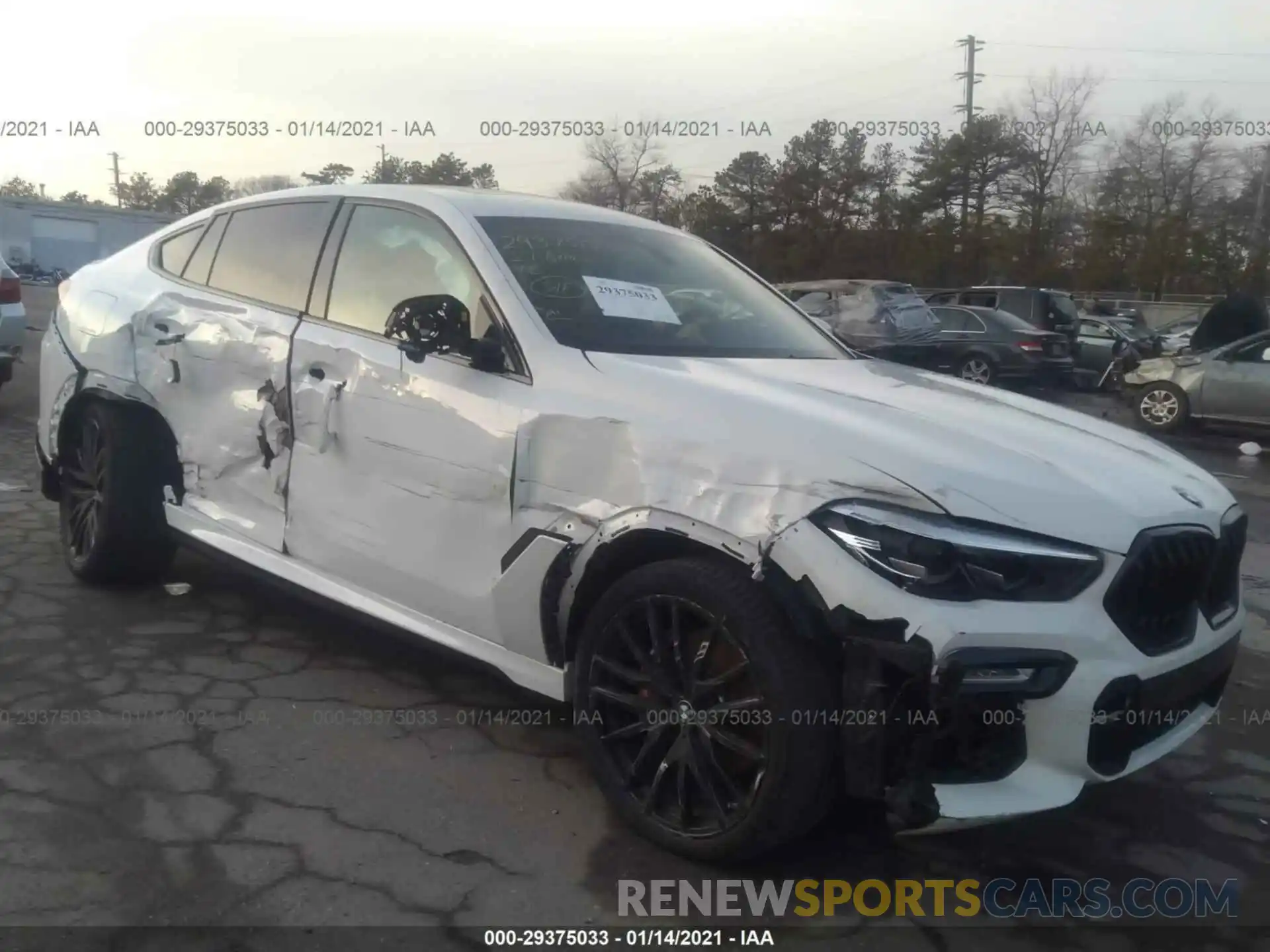 6 Photograph of a damaged car 5UXCY6C04M9E34798 BMW X6 XDRIVE40I SPORTS 2021