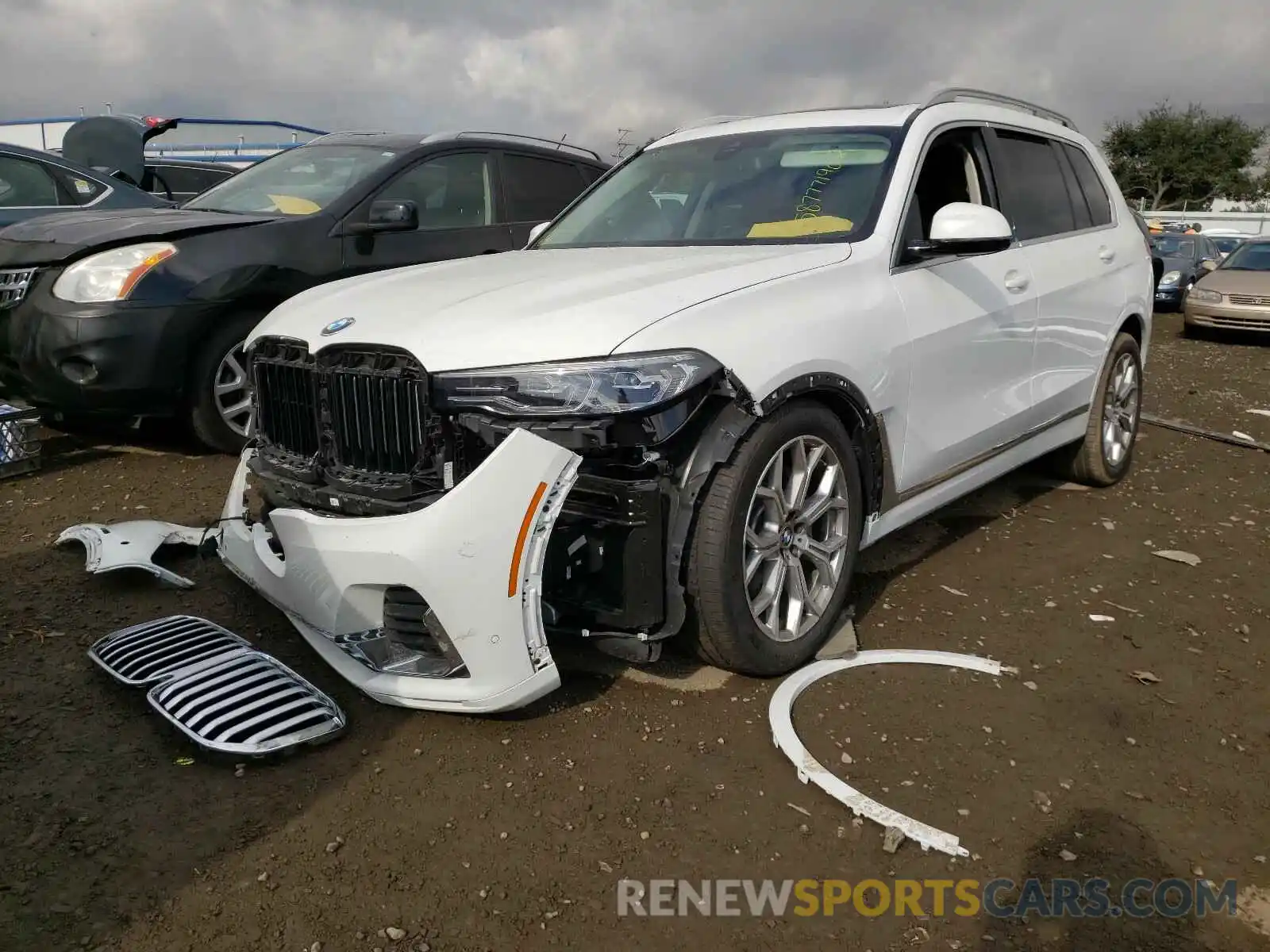 2 Фотография поврежденного автомобиля 5UXCW2C50KL082598 BMW X7 2019