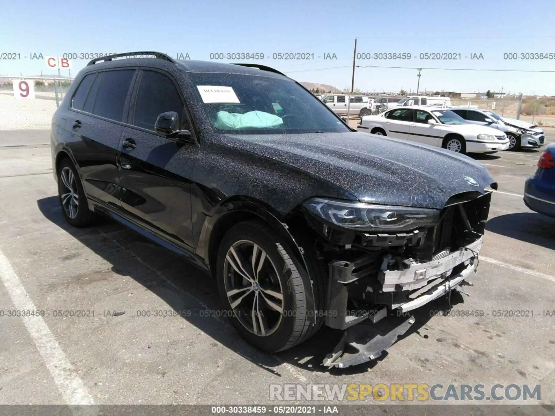 1 Photograph of a damaged car 5UXCW2C50KL085436 BMW X7 2019