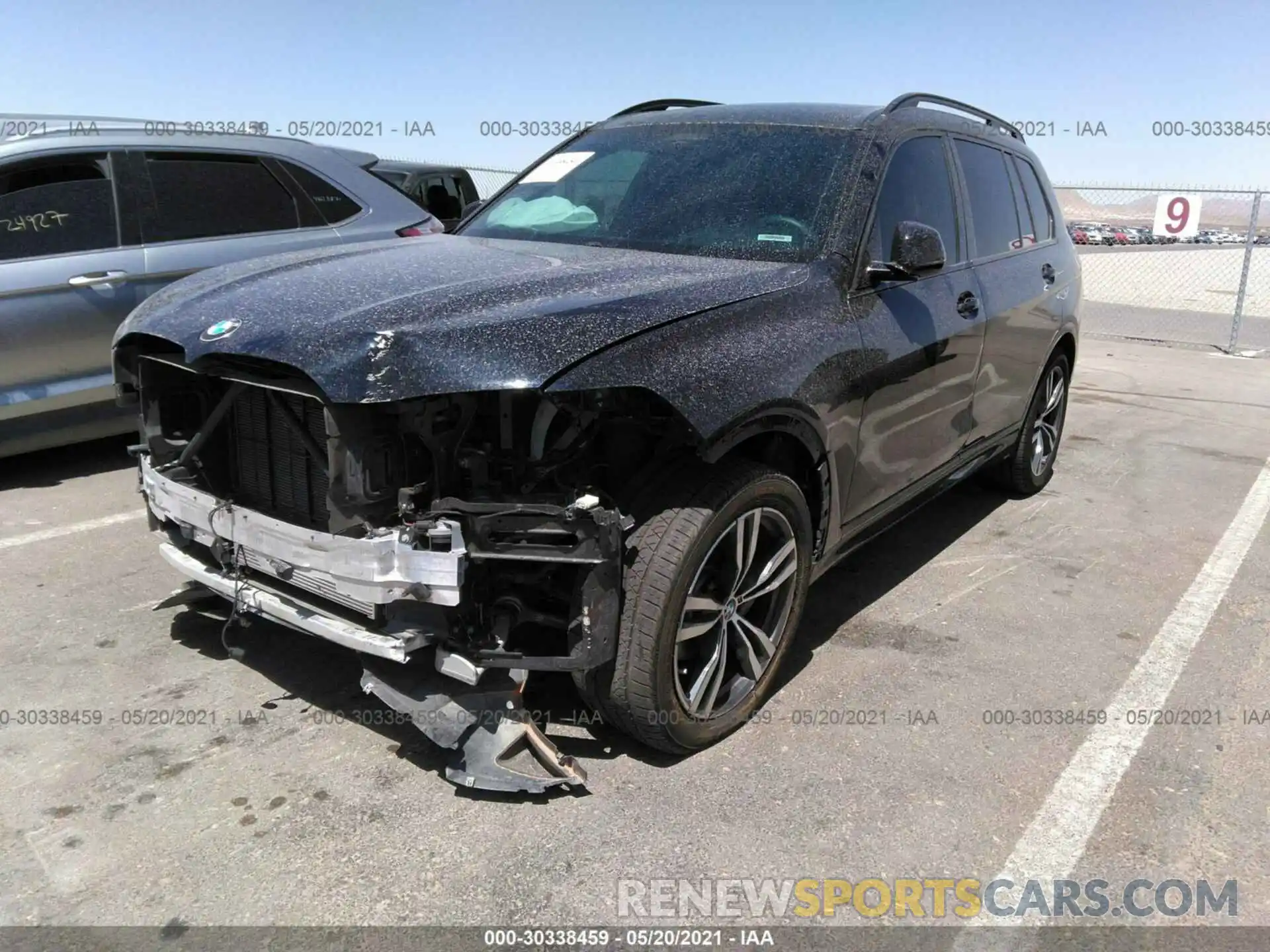 2 Photograph of a damaged car 5UXCW2C50KL085436 BMW X7 2019