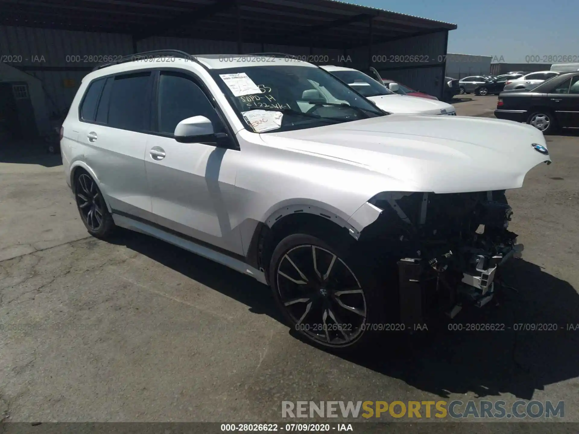 1 Photograph of a damaged car 5UXCW2C52KL081422 BMW X7 2019