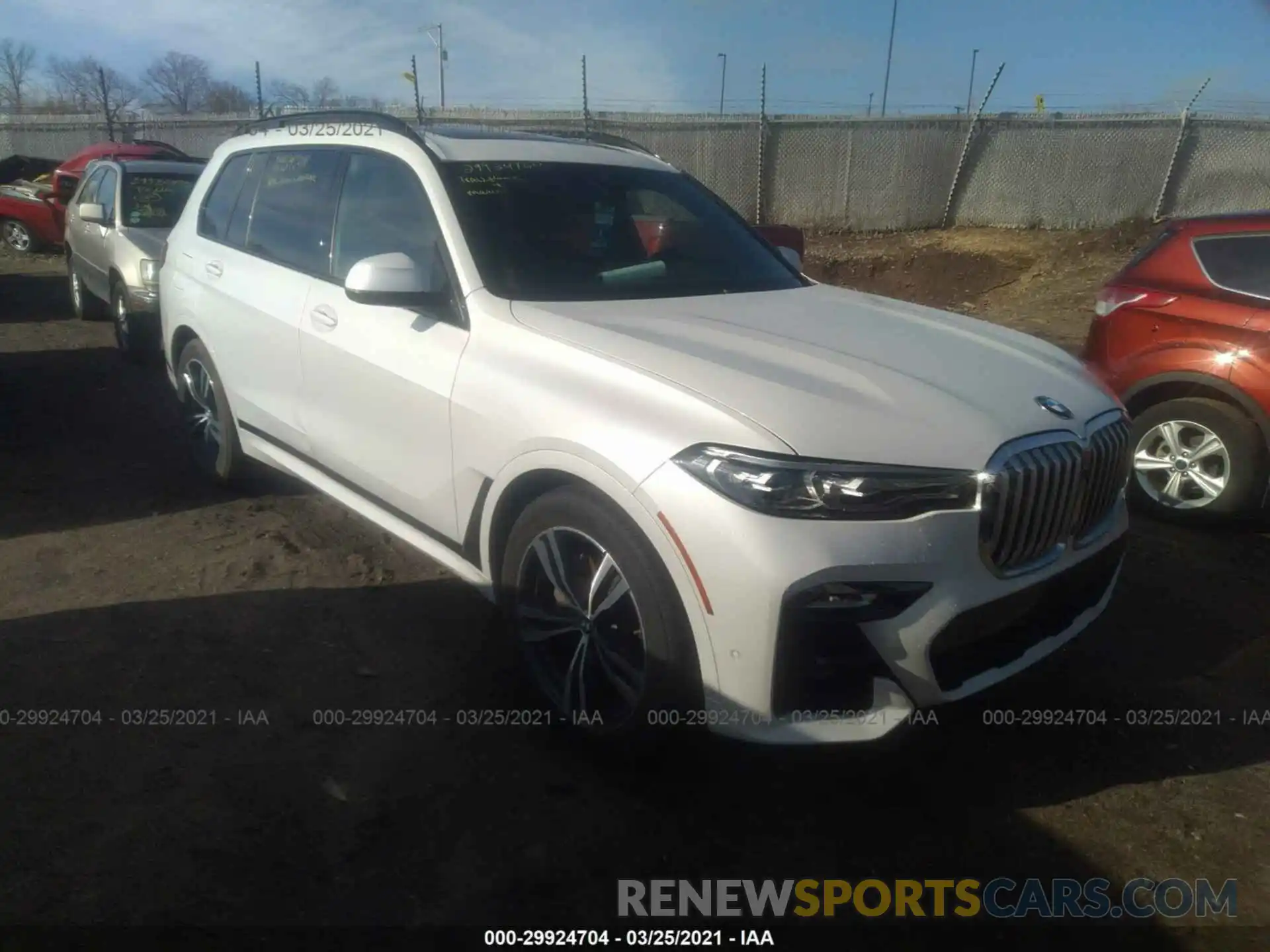 1 Photograph of a damaged car 5UXCW2C52KL083834 BMW X7 2019