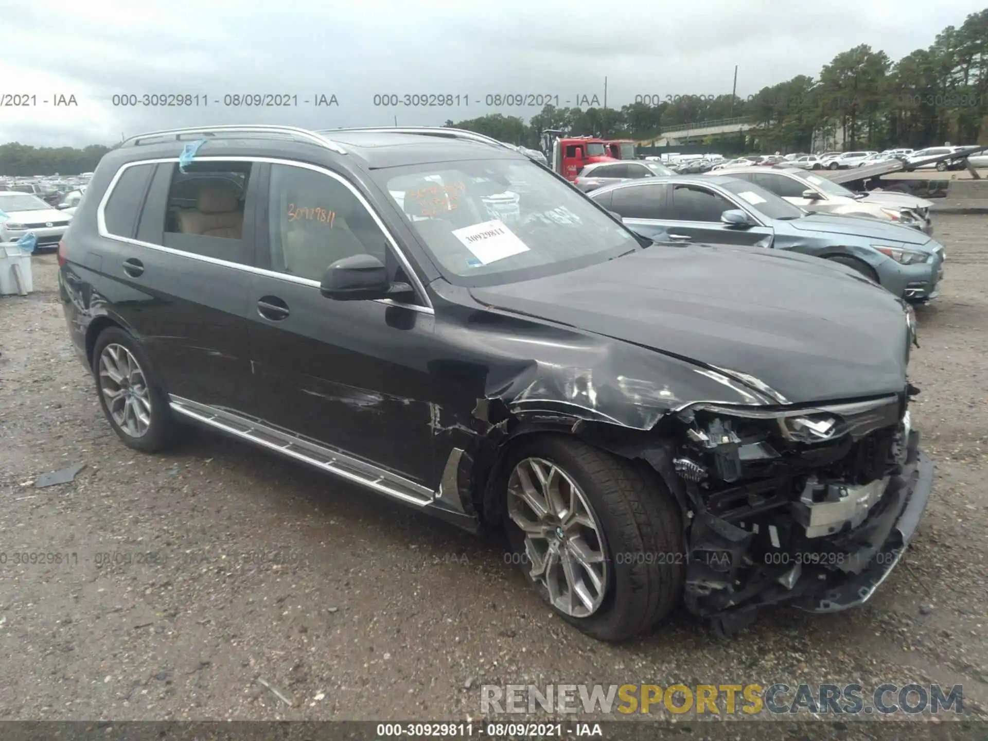 1 Photograph of a damaged car 5UXCW2C53KL083373 BMW X7 2019