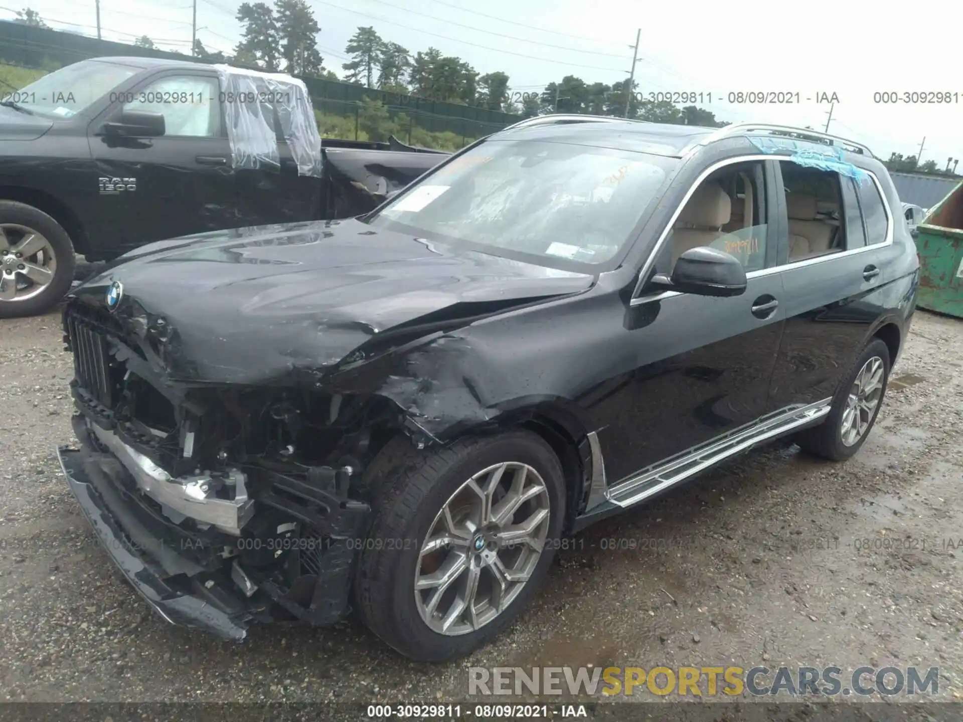 2 Photograph of a damaged car 5UXCW2C53KL083373 BMW X7 2019