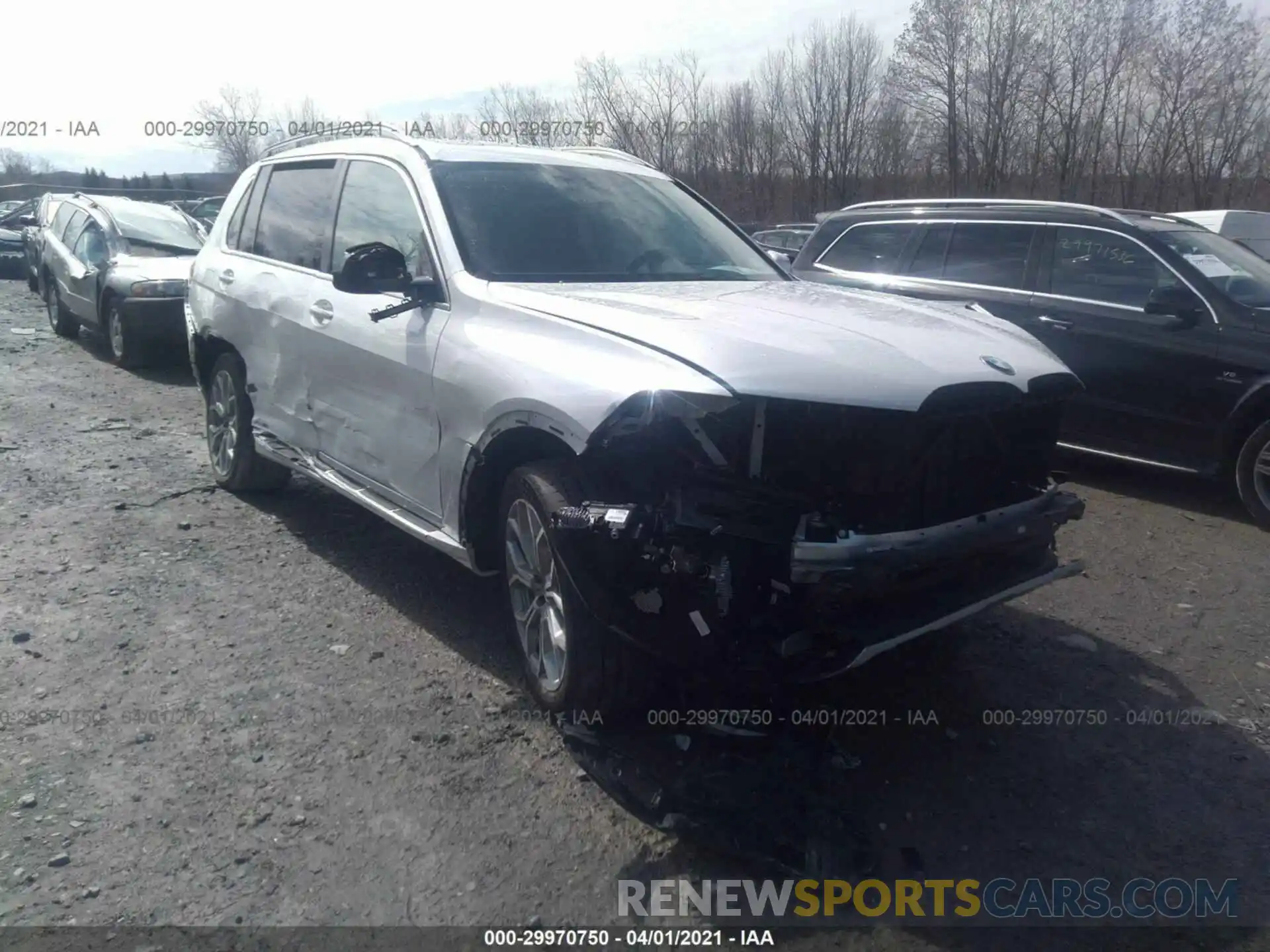 1 Photograph of a damaged car 5UXCW2C55KL083536 BMW X7 2019