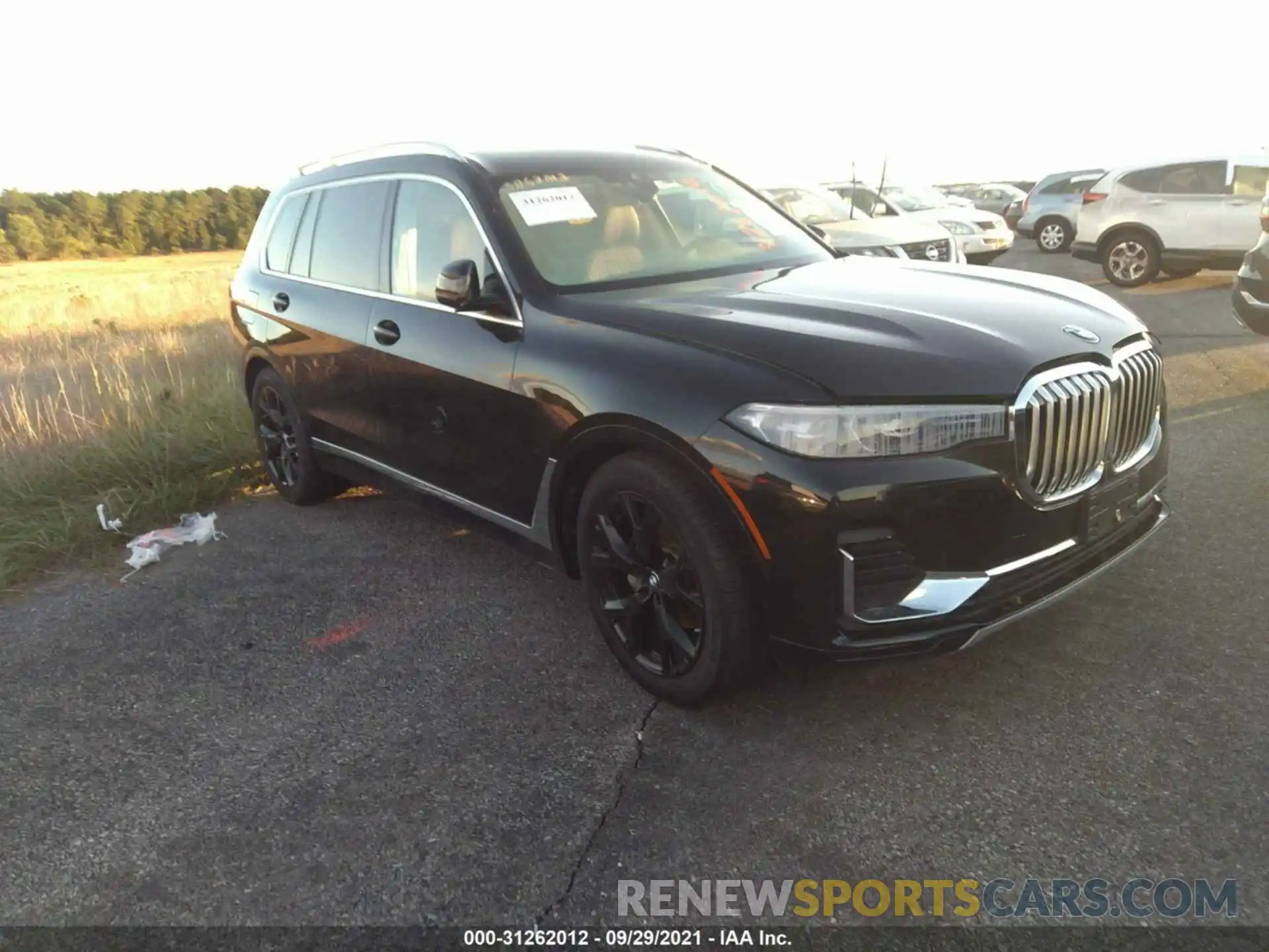 1 Photograph of a damaged car 5UXCW2C55KL087571 BMW X7 2019