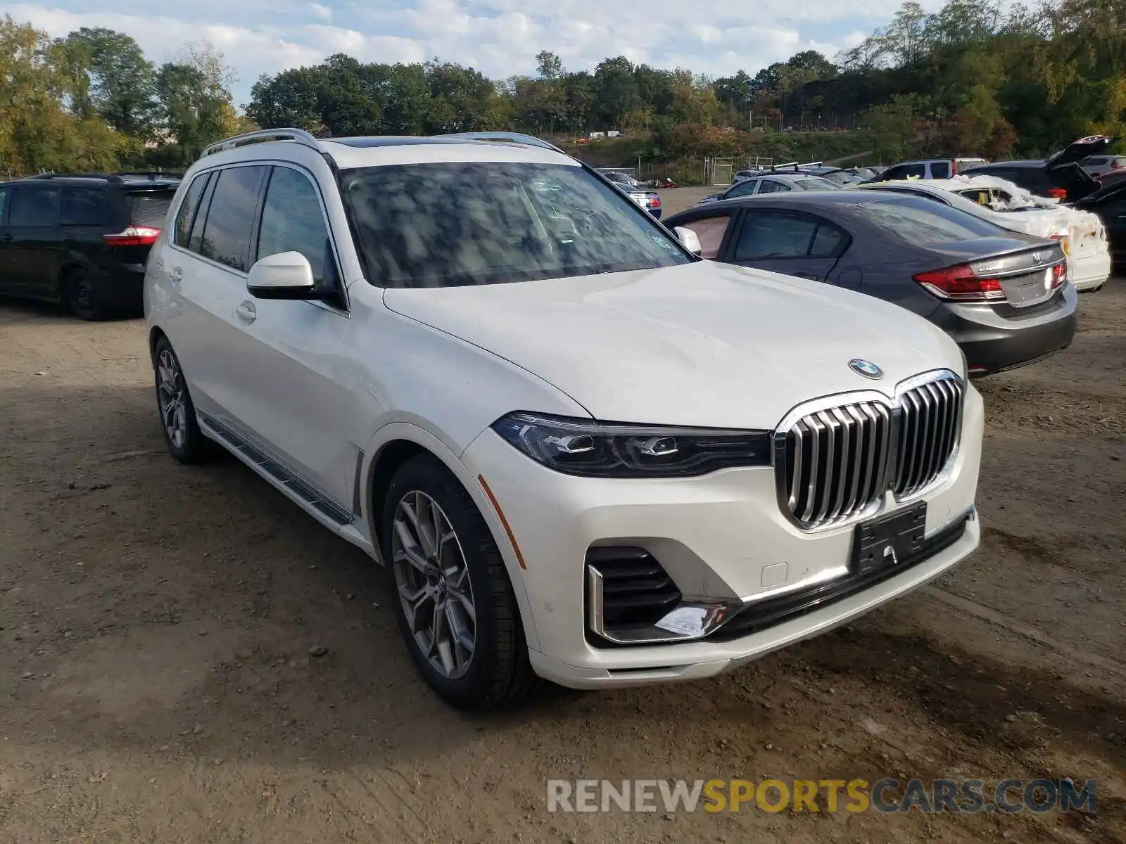 1 Photograph of a damaged car 5UXCW2C56KL082489 BMW X7 2019