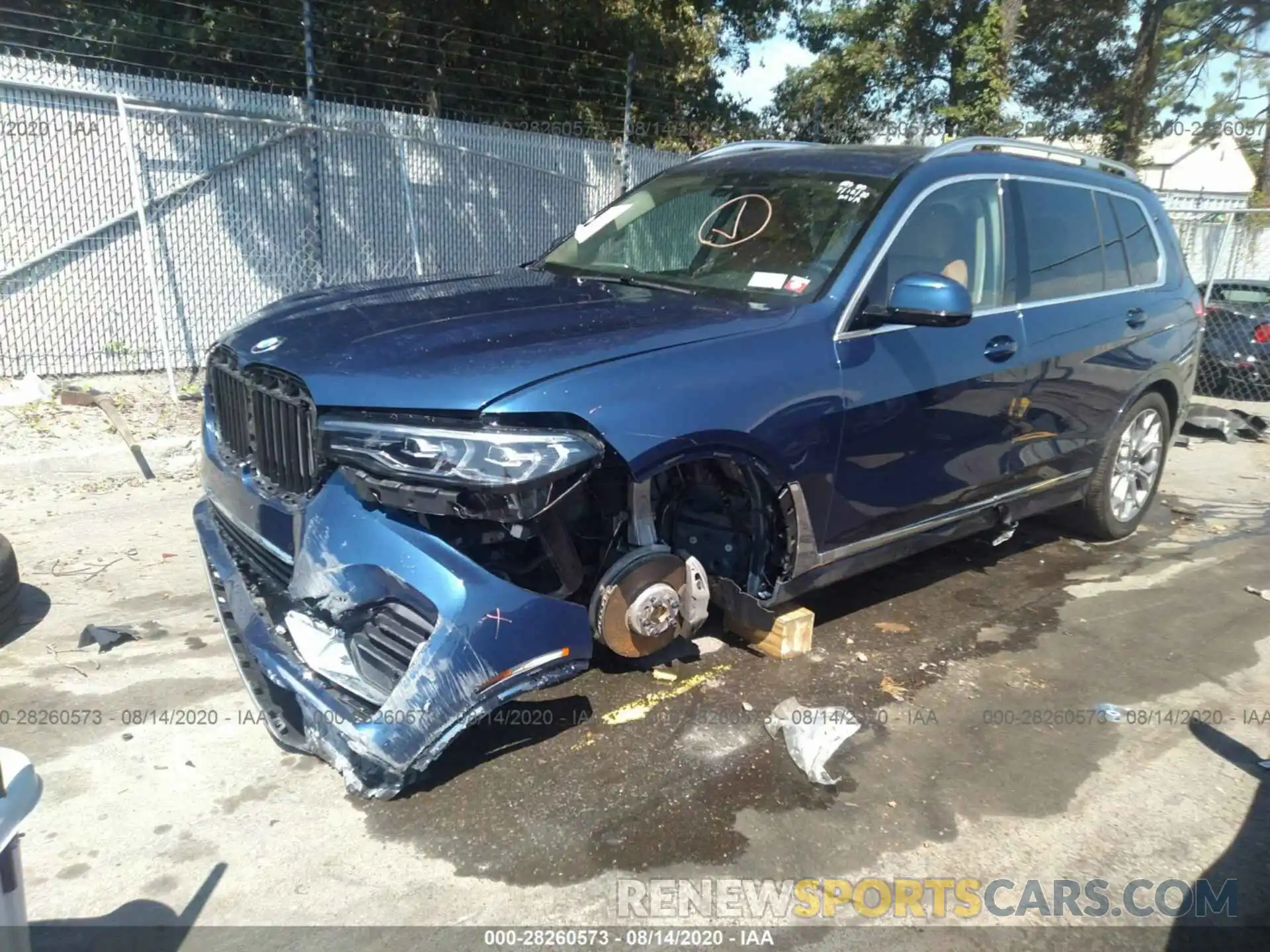 2 Фотография поврежденного автомобиля 5UXCW2C56KL088602 BMW X7 2019