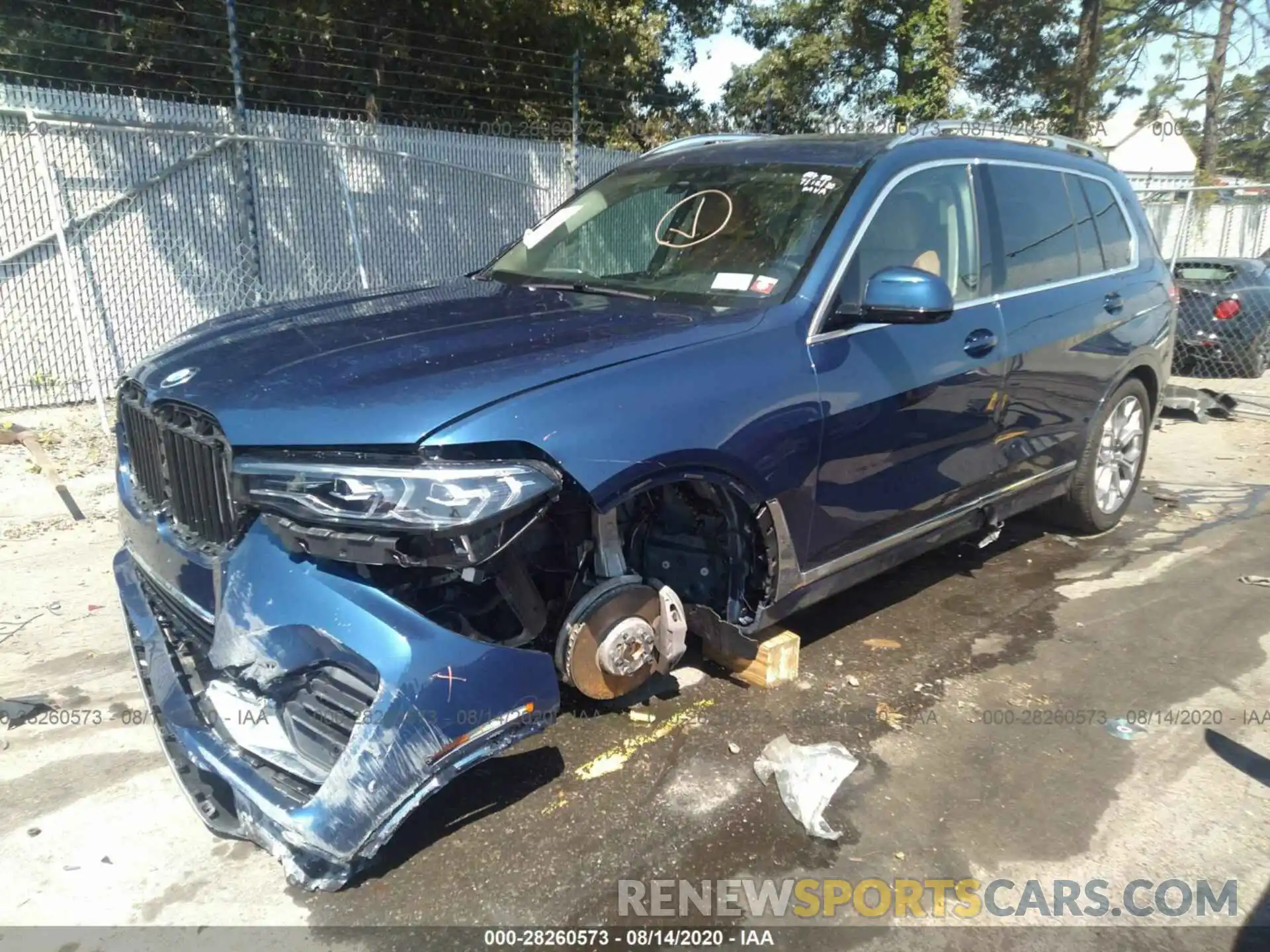 6 Photograph of a damaged car 5UXCW2C56KL088602 BMW X7 2019