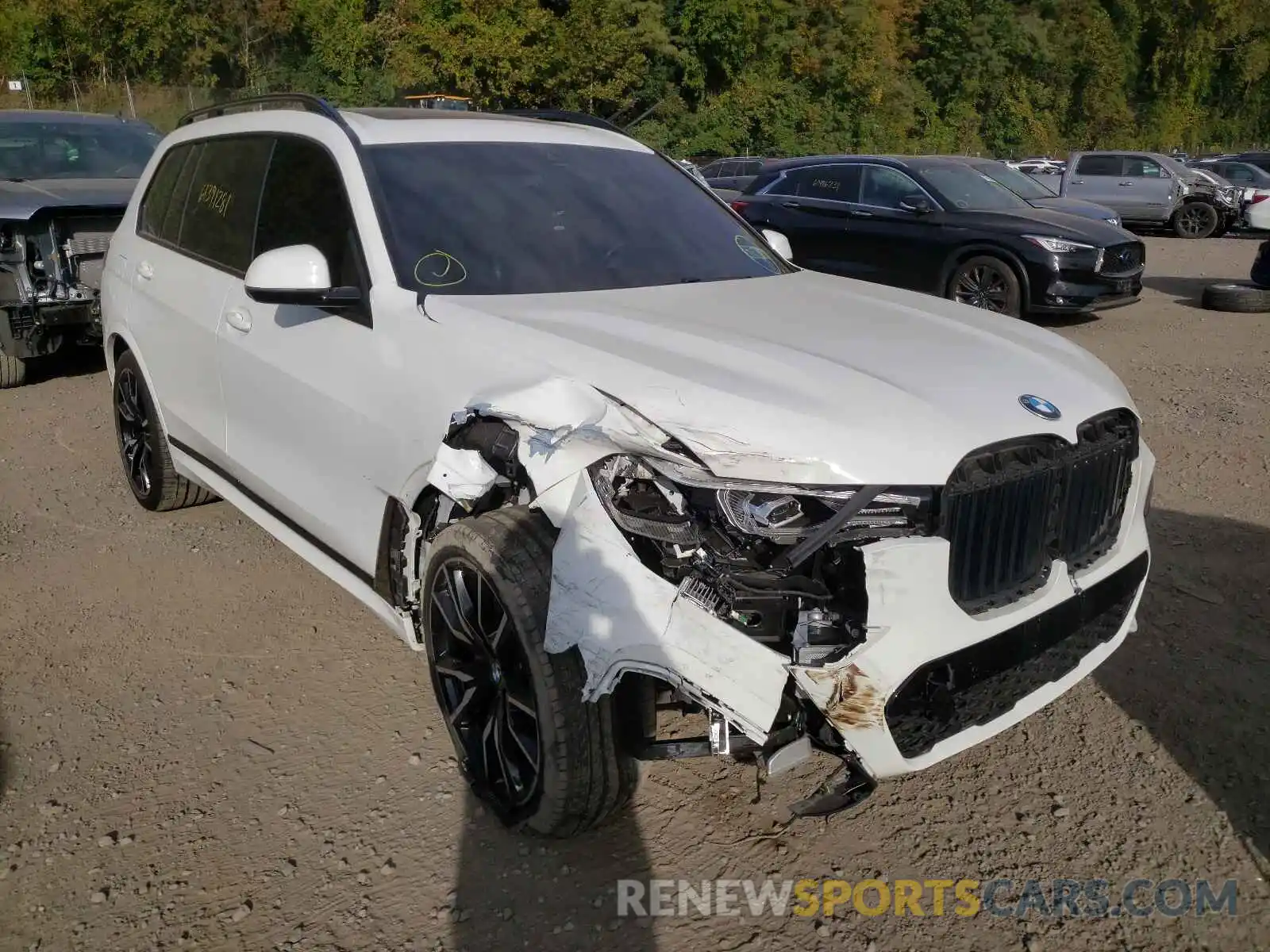 1 Photograph of a damaged car 5UXCW2C57KL083991 BMW X7 2019